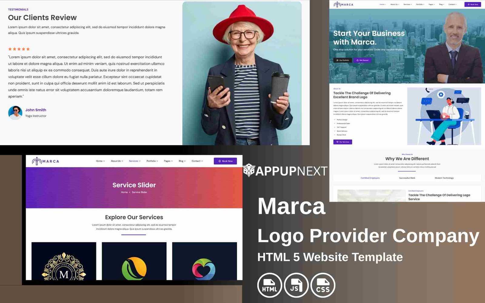 Marca - Logo Provider Company - HTML 5 Website Template - v2