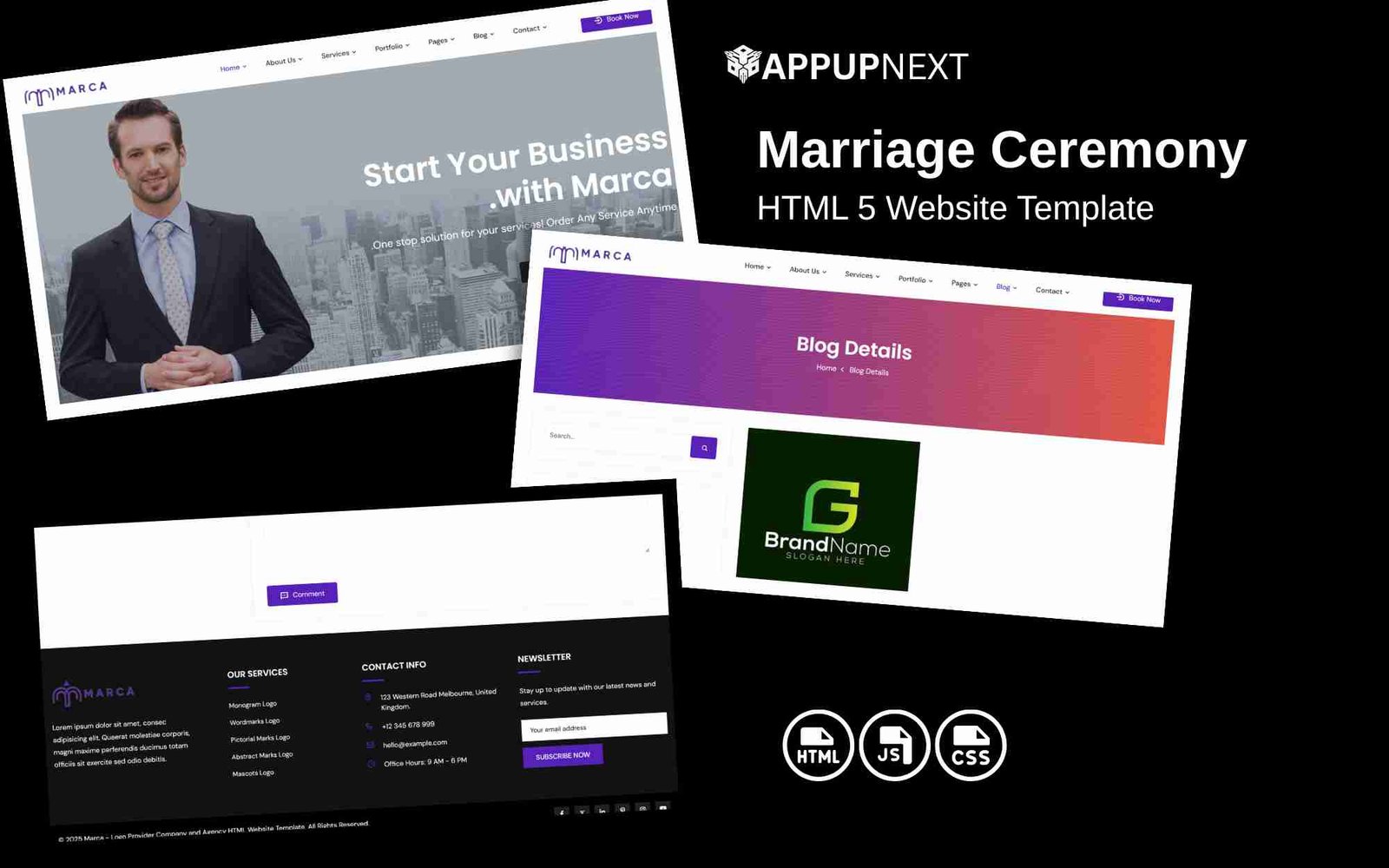Marca - Logo Provider Company - HTML 5 Website Template - v5