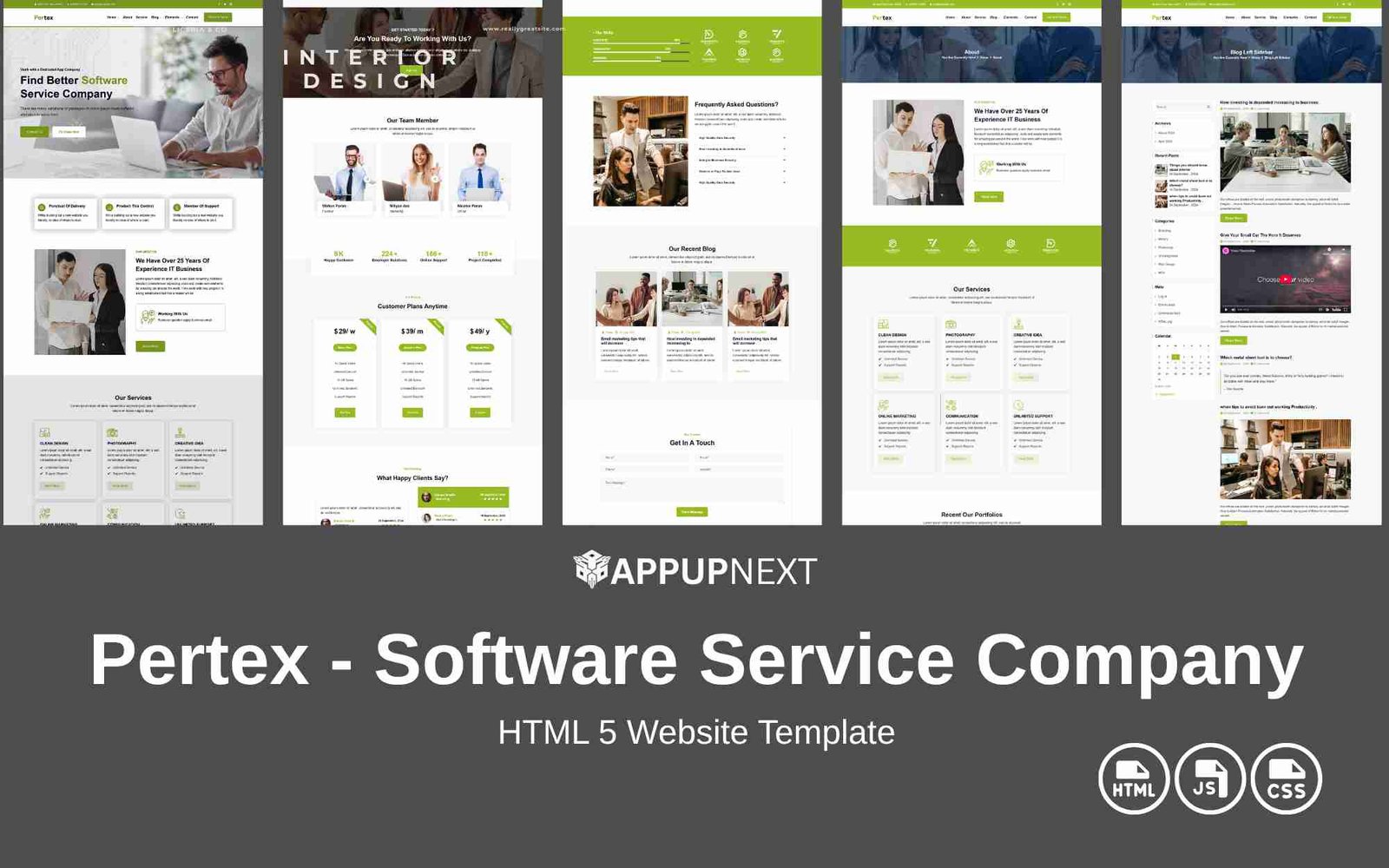 Pertex - Software Service Company - HTML 5 Website Template - v1