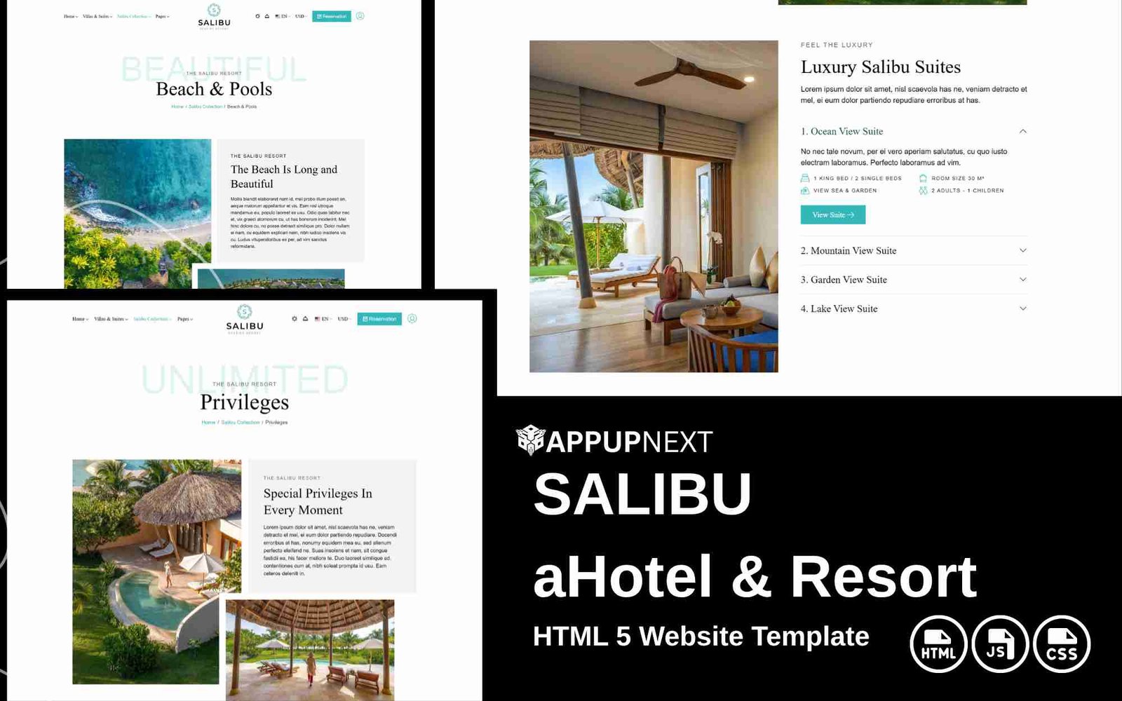 SALIBU - Hotel & Resort - HTML 5 Website Template - v2