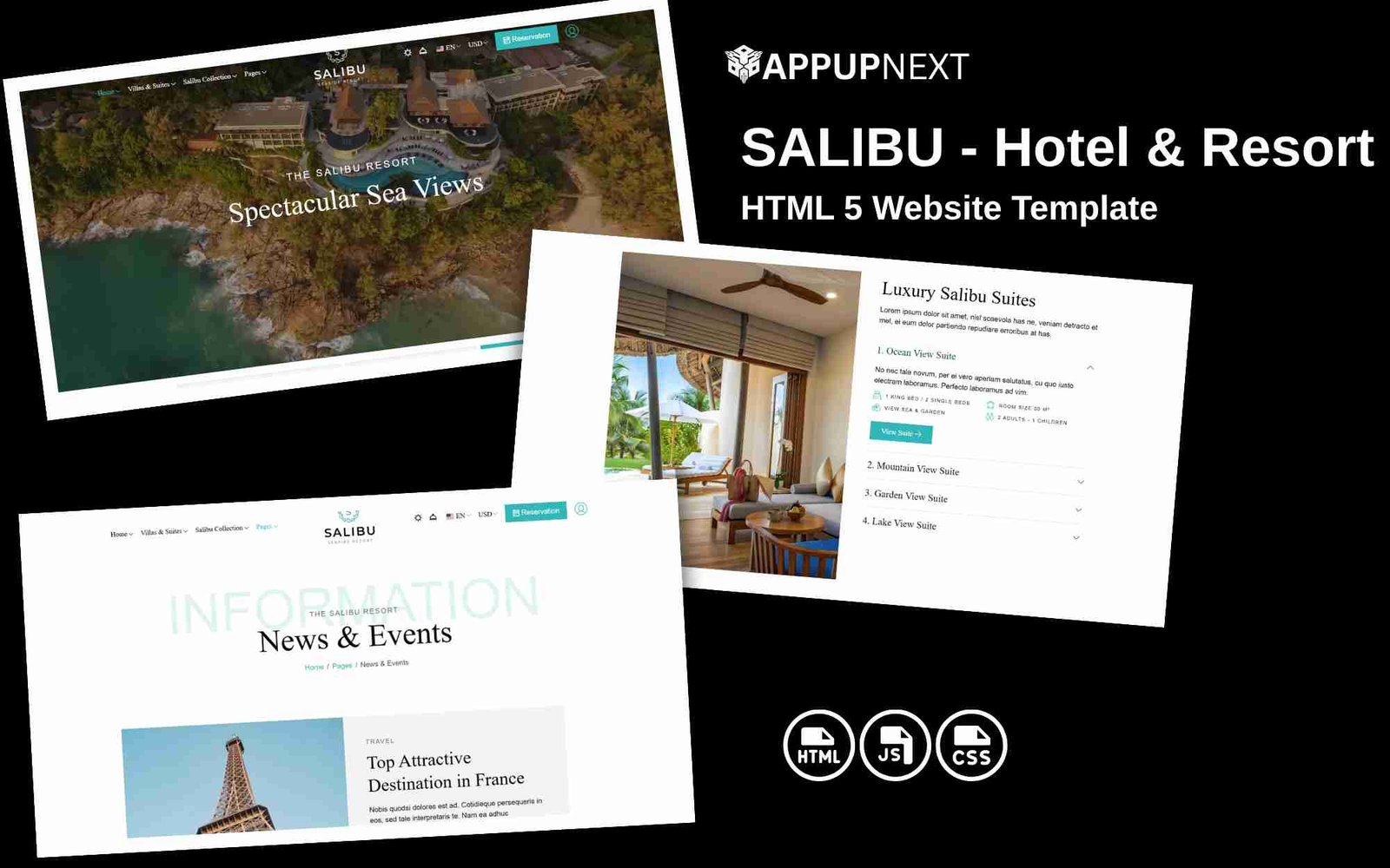 SALIBU - Hotel & Resort - HTML 5 Website Template - v3
