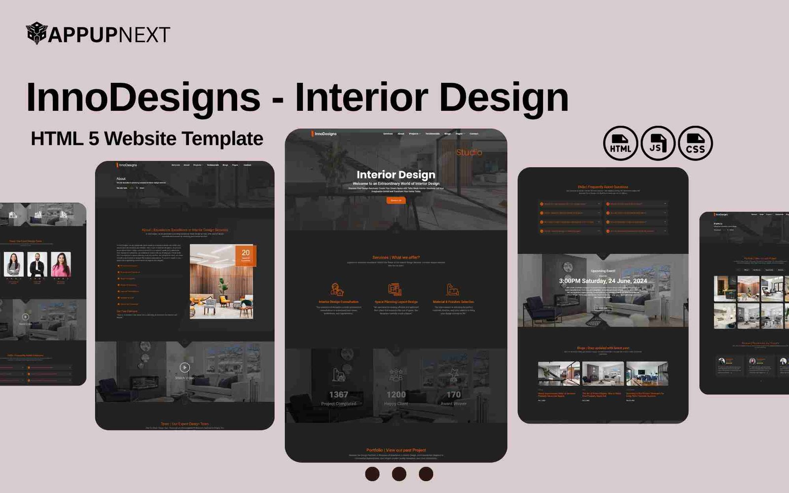 InnoDesigns - Interior Design - HTML 5 Website Template