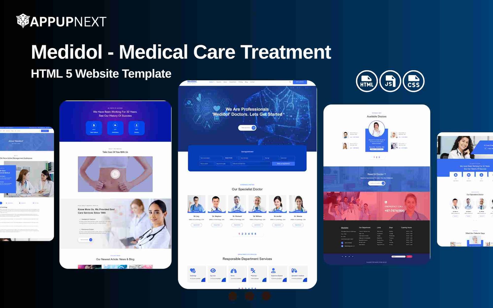 Medidol - Medical Care Treatment - HTML 5 Website Template - v4