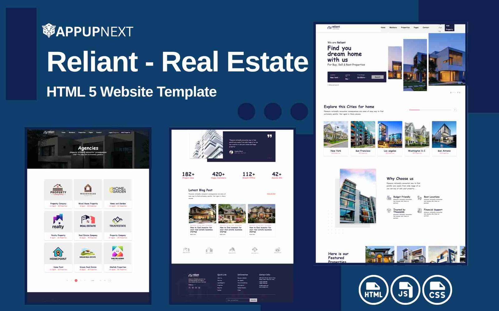 Reliant - Real Estate - HTML 5 Website Template - 2