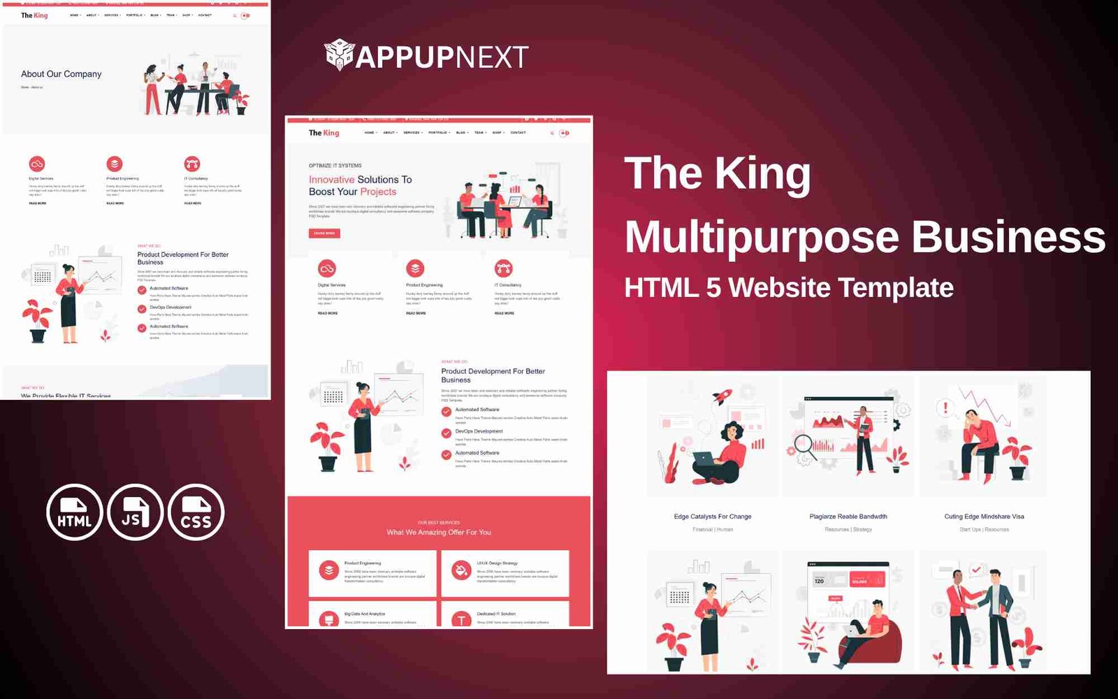 The King - Multipurpose Business - HTML 5 Website Template - v1