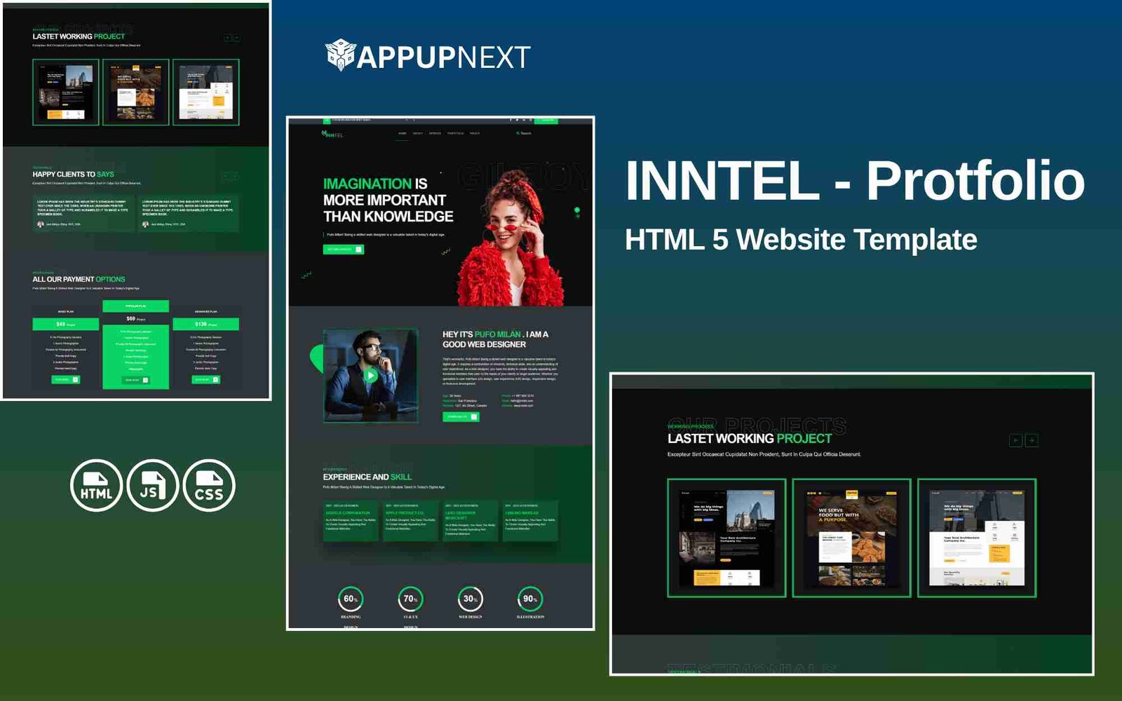 INNTEL - Protfolio - HTML 5 Website Template - v1