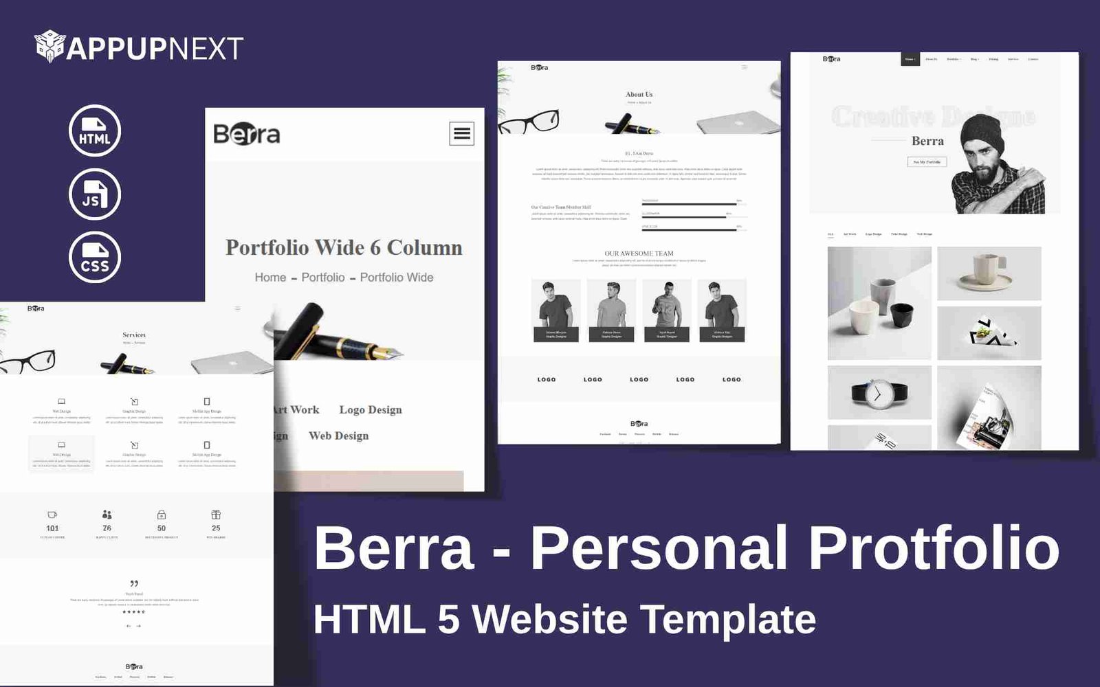 Berra - Personal Protfolio - HTML 5 Website Template - v3