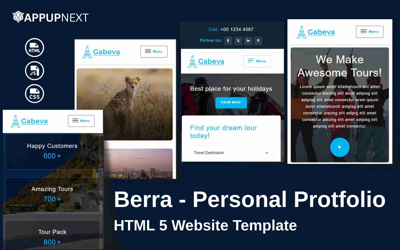 Gabeva - Multipurpose Business - HTML 5 Website Template -v2