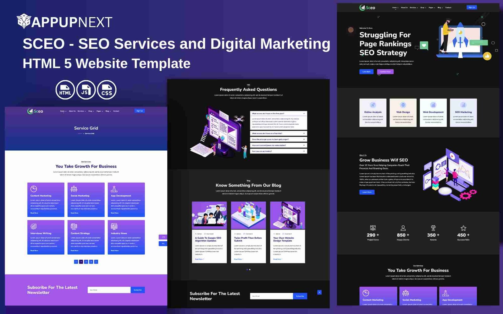 SCEO - SEO Services and Digital Marketing - HTML 5 Website Template - v5