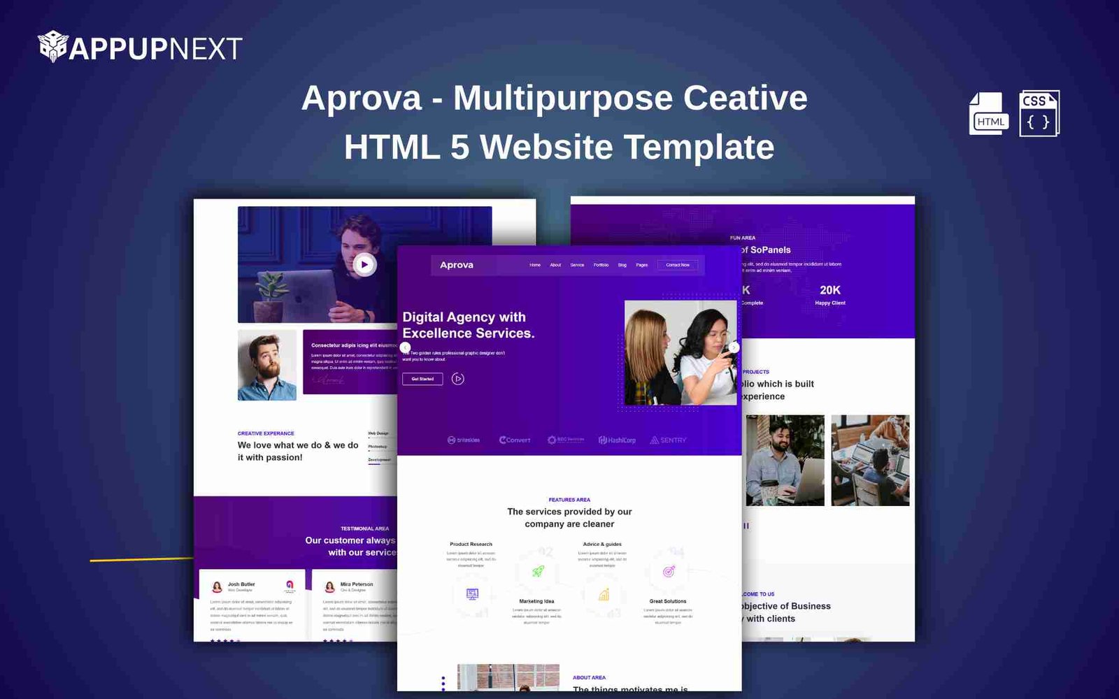 Aprova - Multipurpose Ceative - HTML 5 Website Template