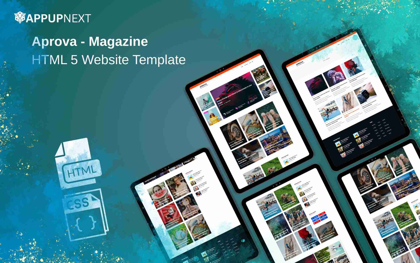 Aprova - Magazine - HTML 5 Website Template
