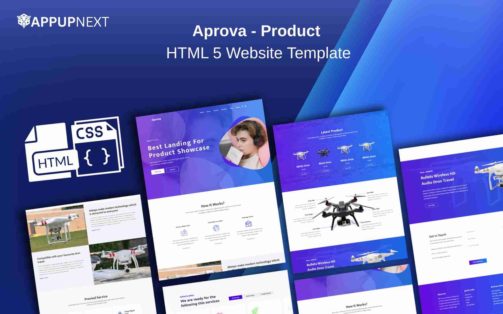 Aprova - Product  - HTML 5 Website Template