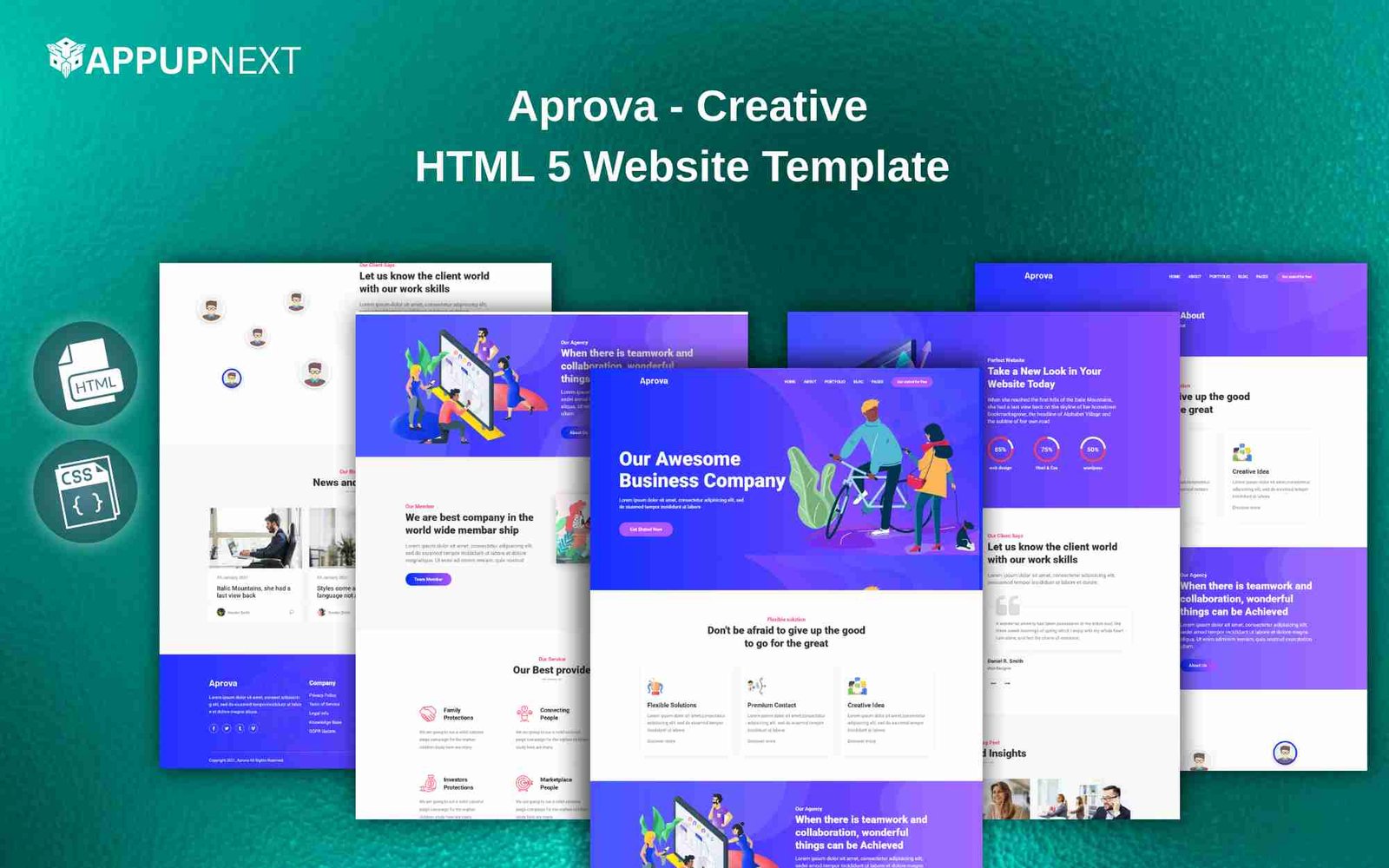 Aprova - Creative - HTML 5 Website Template