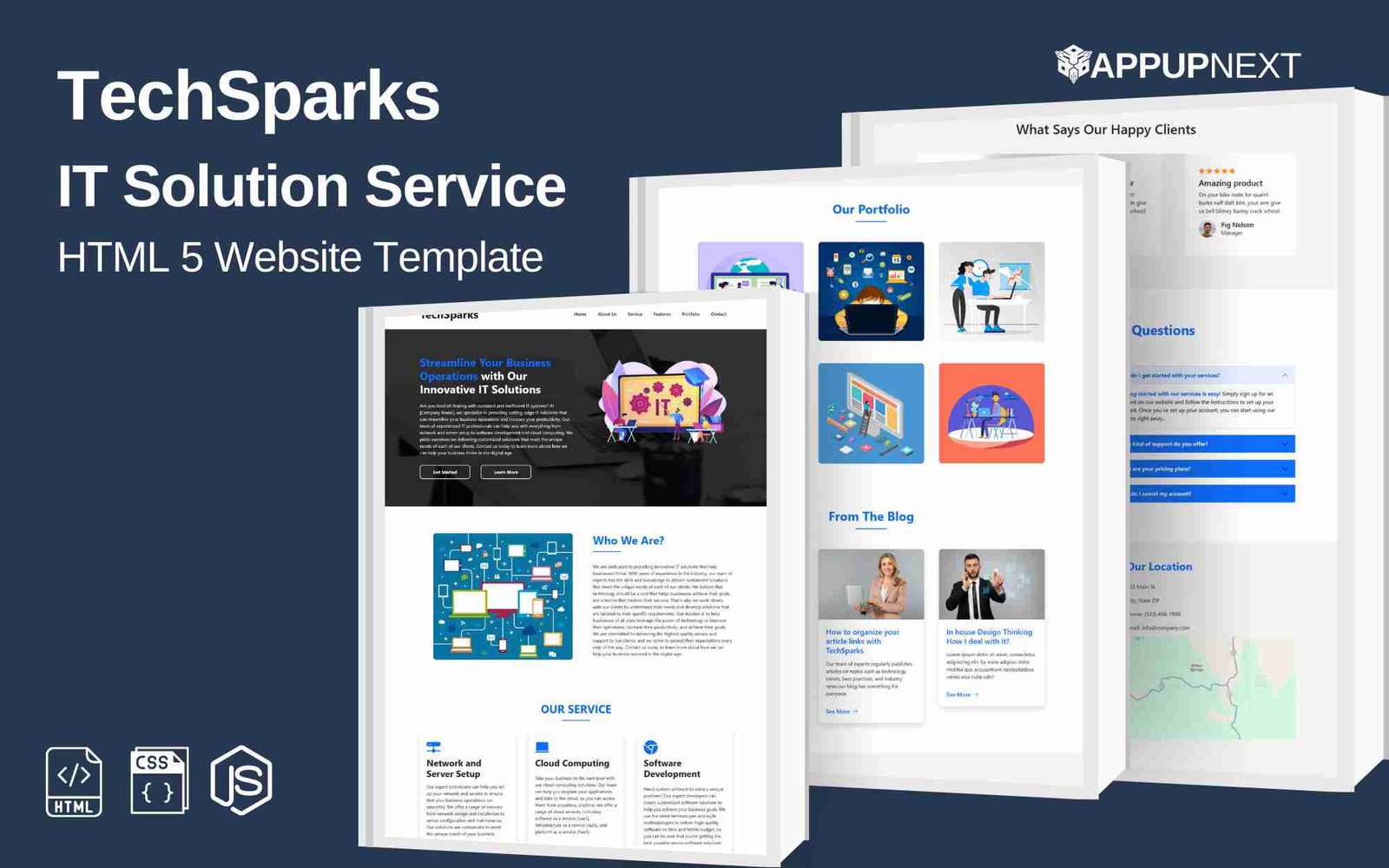 TechNetify - IT Solution Service - HTML 5 Website Template - v3