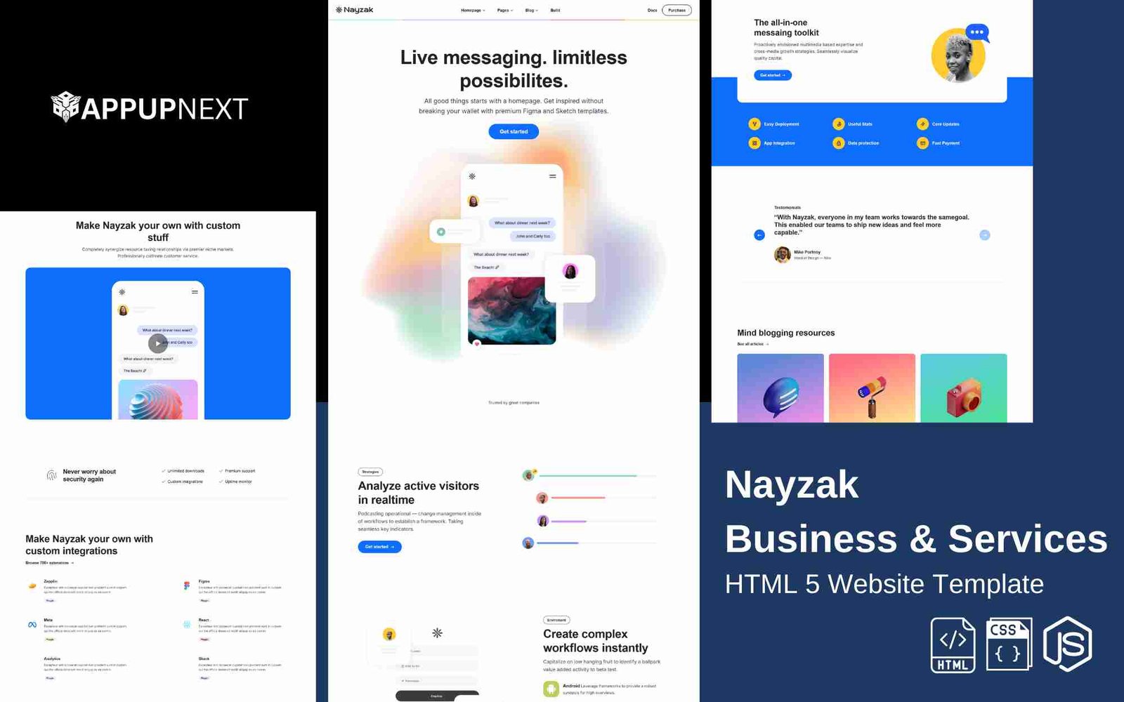 Nayzak - Business & Services - HTML 5 Website Template - v1