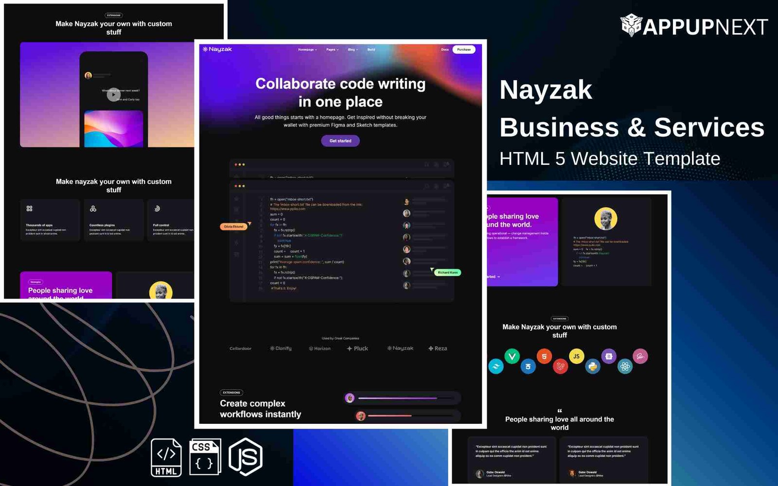 Nayzak - Business & Services - HTML 5 Website Template - v3