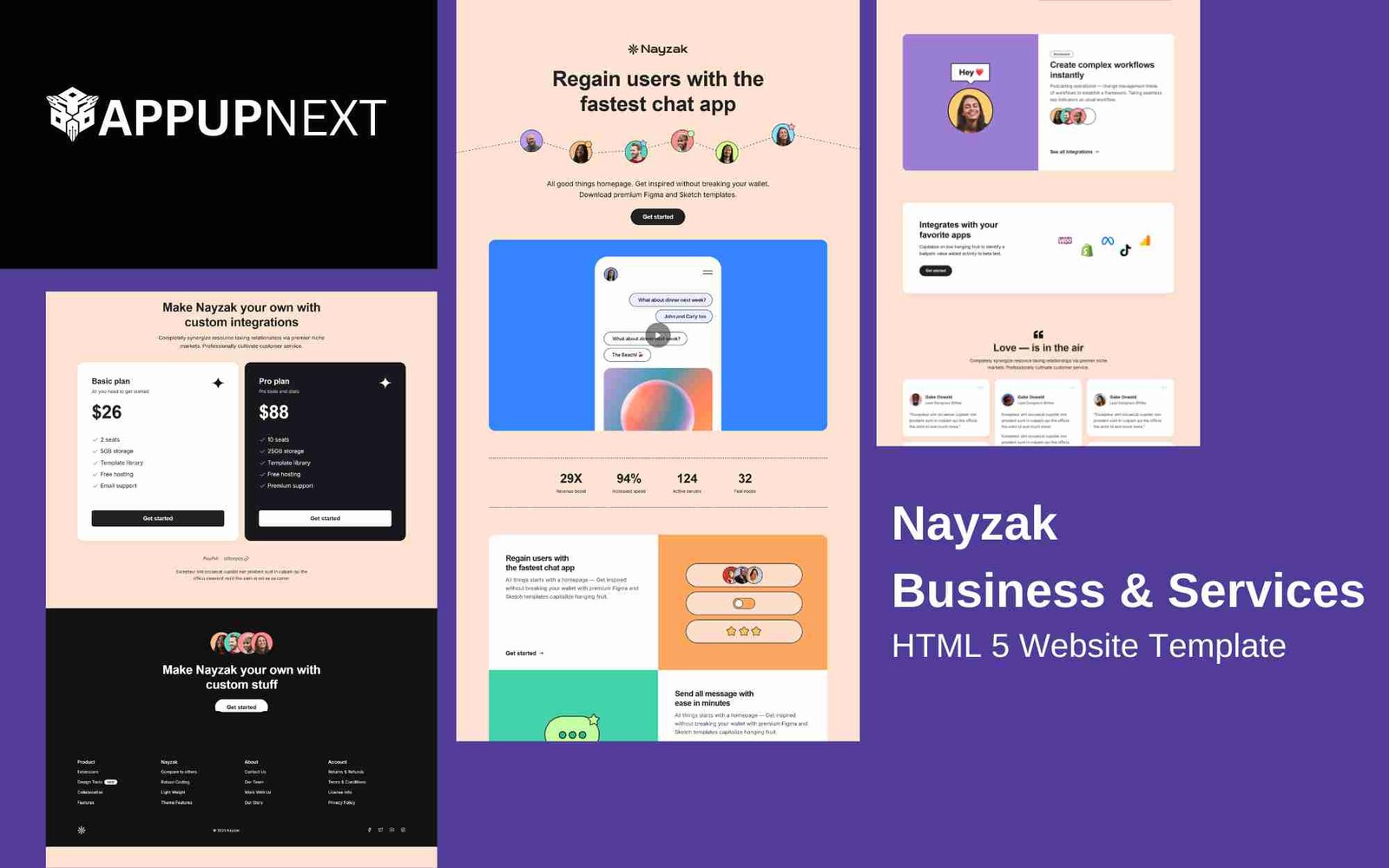 Nayzak - Business & Services - HTML 5 Website Template - v4