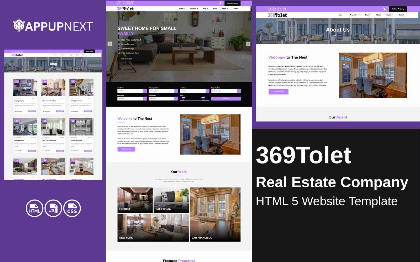 369Tolet - Real Estate Company - HTML 5 Website Template - v2