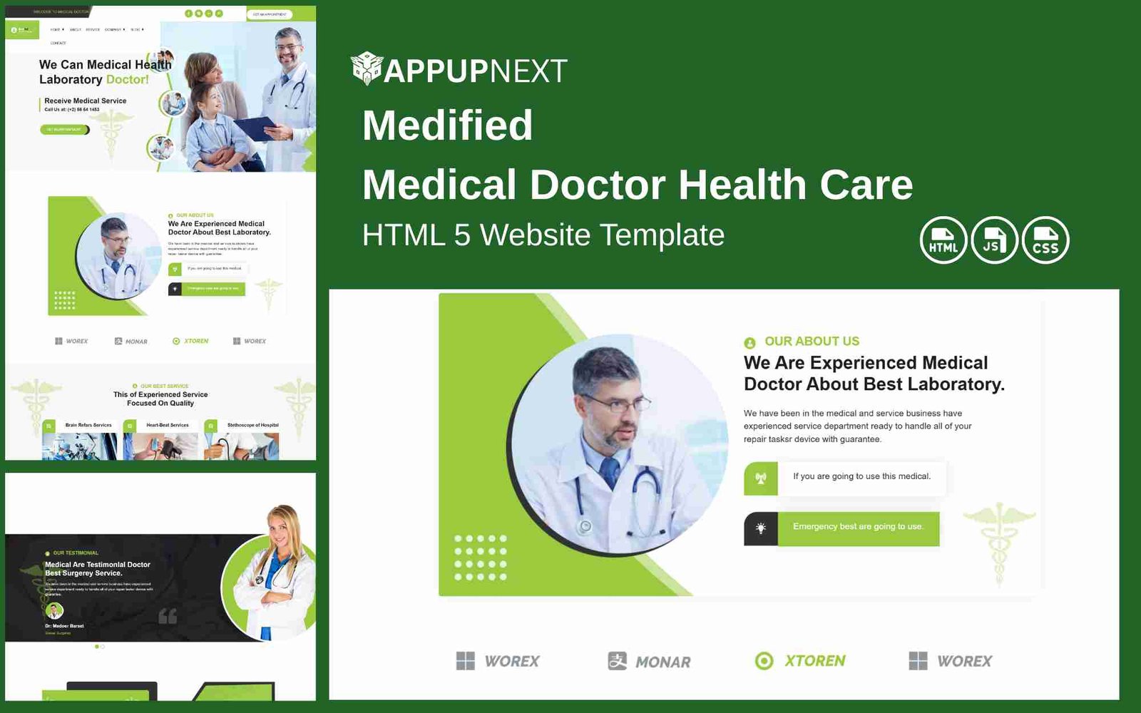 Medified - Medical Doctor Health Care - HTML 5 Website Template