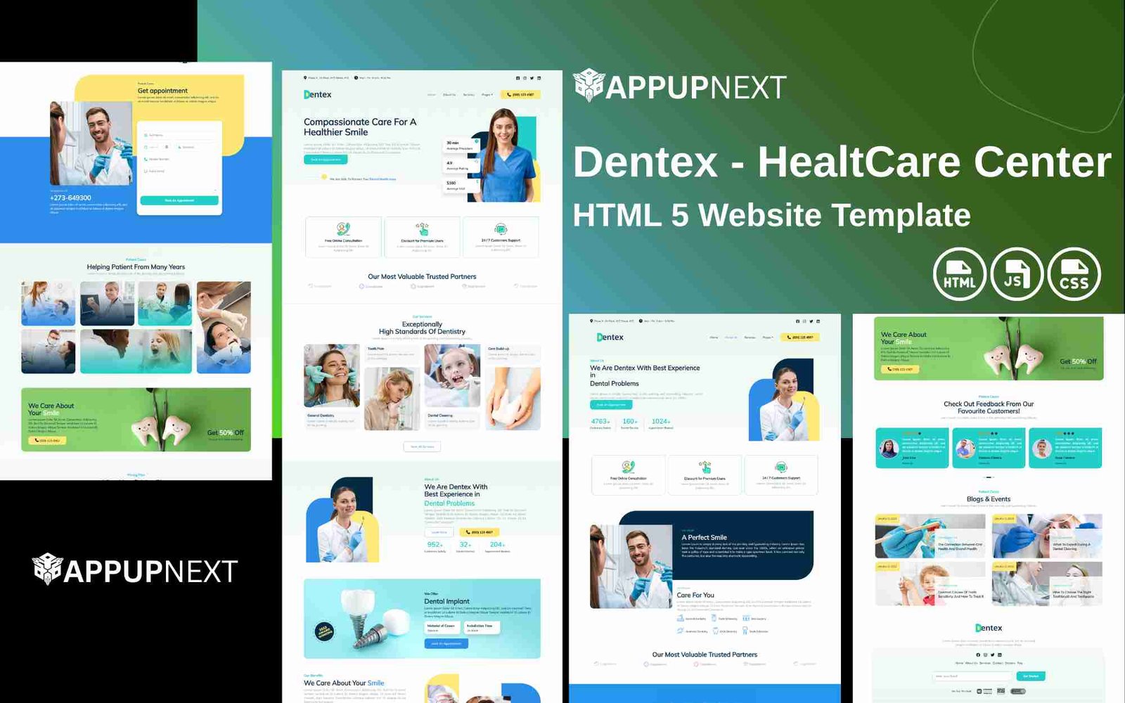 Dentex - HealtCare Center - HTML 5 Website Template