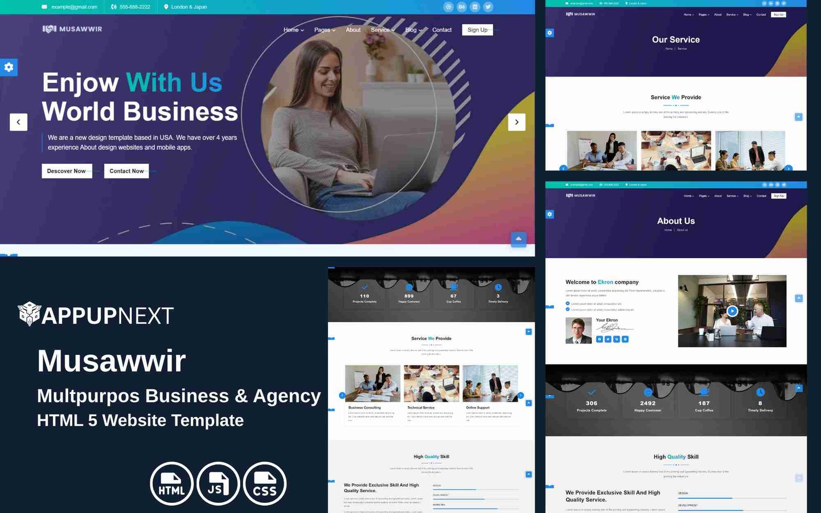 Musawwir - Multpurpos Business & Agency - HTML 5 Website Template - v2