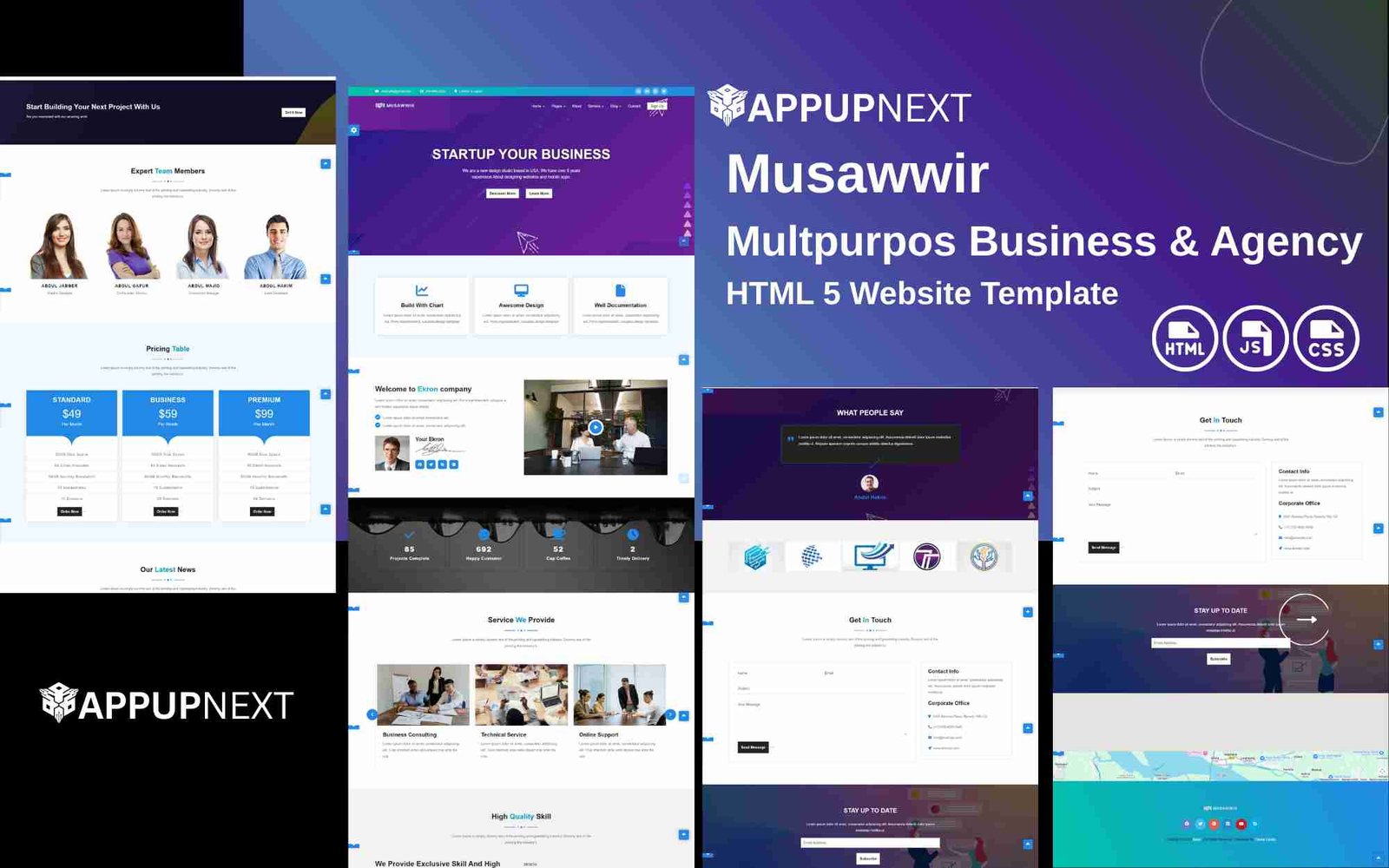 Musawwir - Multpurpos Business & Agency - HTML 5 Website Template - v4