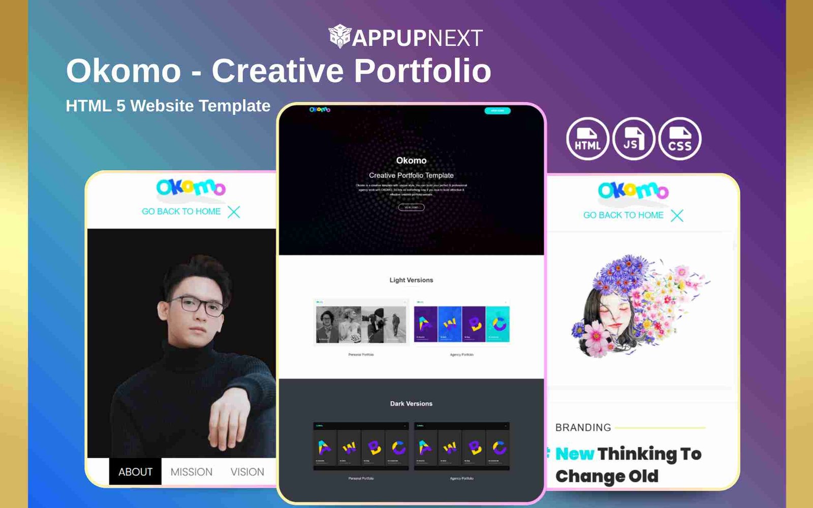 Okomo - Creative Portfolio - HTML 5 Website Template - v1