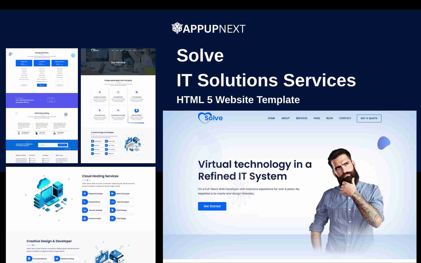 Solve - IT Solutions Services - HTML 5 Website Template - v3