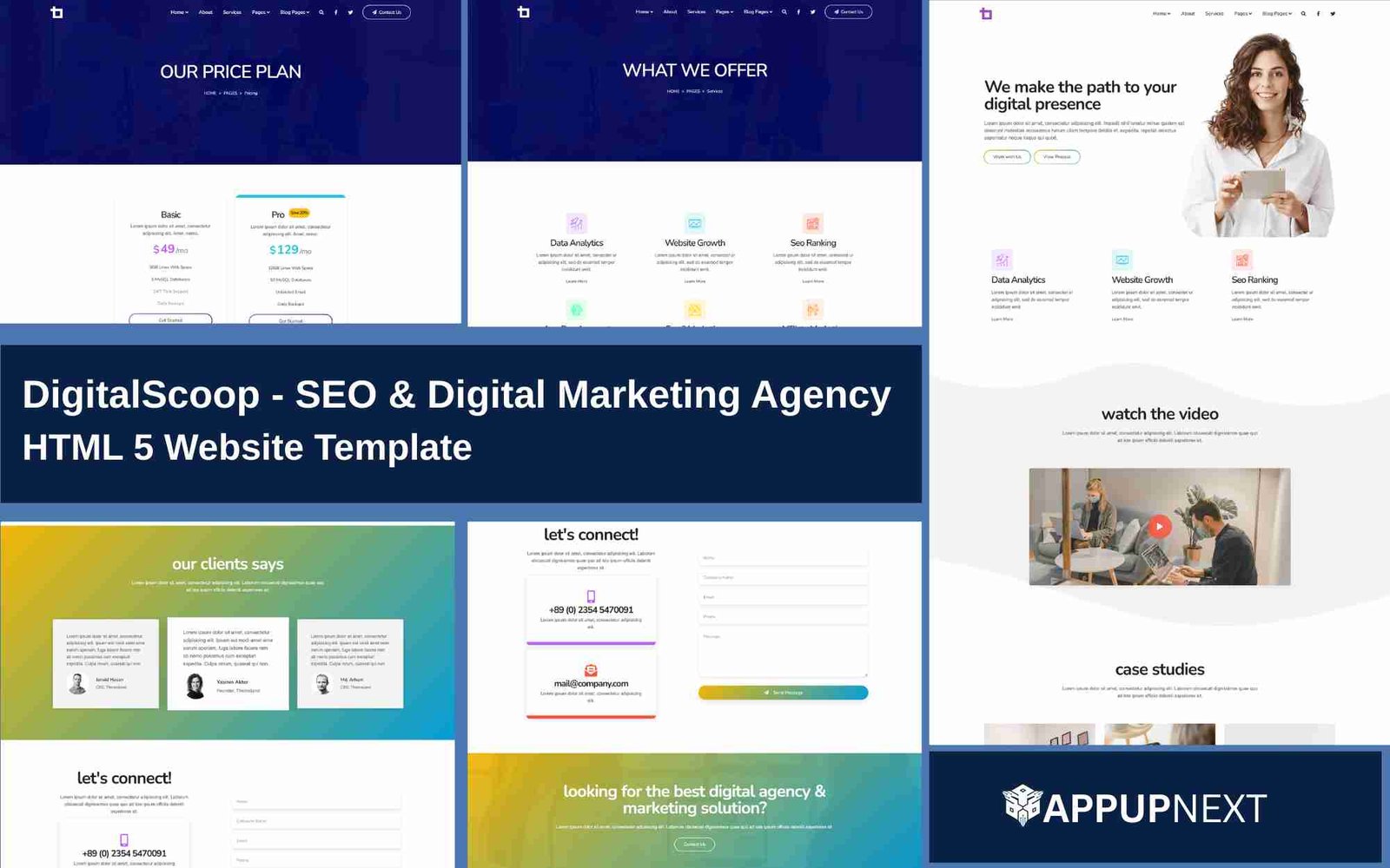 DigitalScoop - SEO & Digital Marketing Agency - HTML 5 Website Template - v2