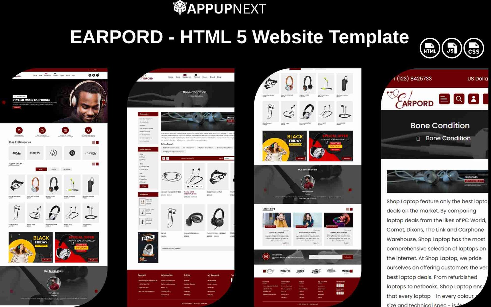 EARPORD - HTML 5 Website Template