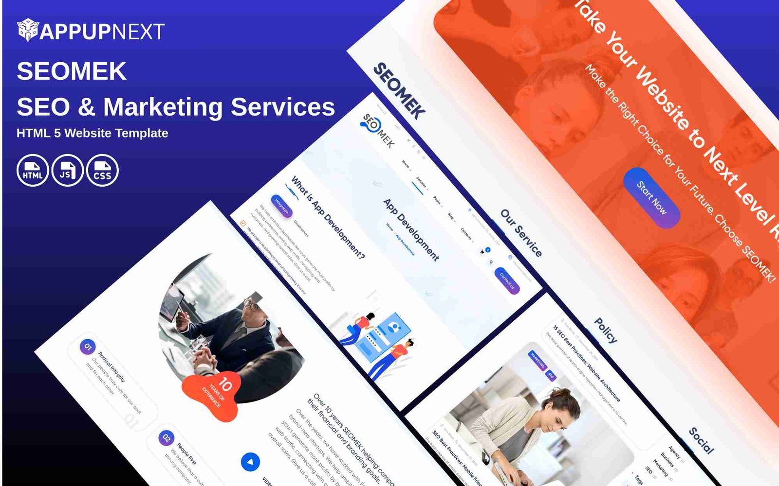 SEOMEK - SEO & Marketing Services - HTML 5 Website Template - v1