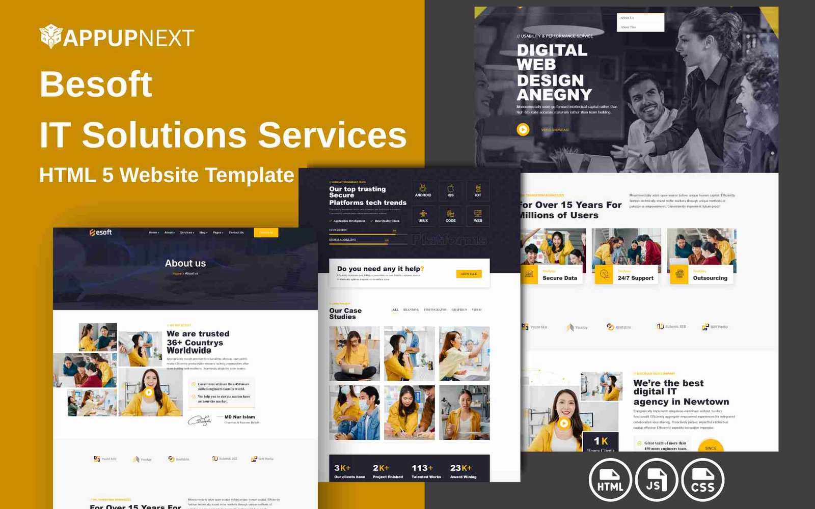 Besoft-IT Solutions Services - HTML 5 Website Template - v2