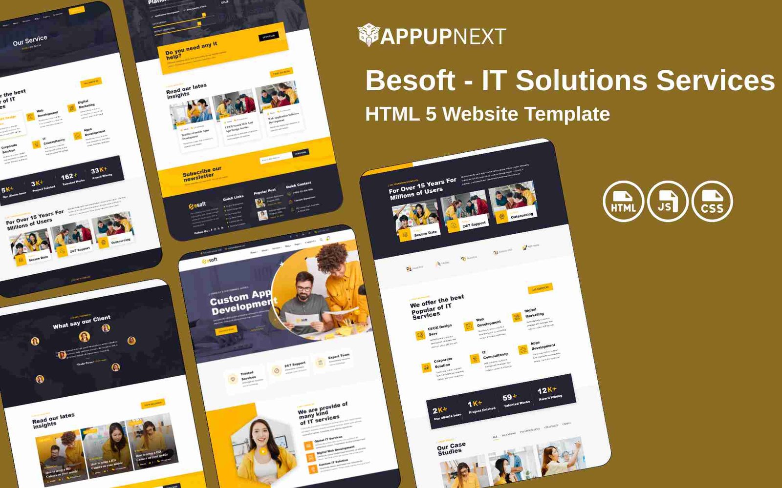 Besoft-IT Solutions Services - HTML 5 Website Template - v4