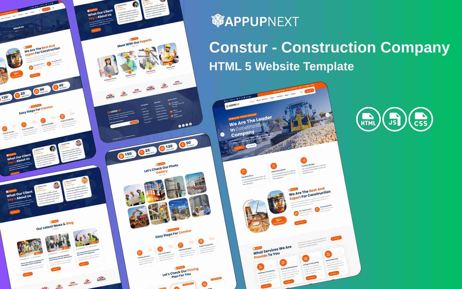Constur - Construction Company - HTML 5 Website Template - v2