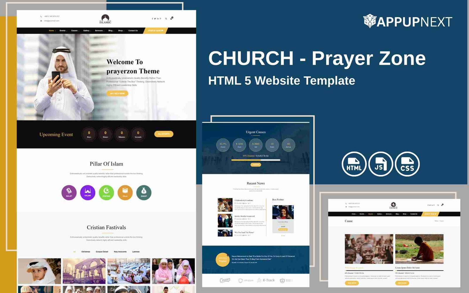 CHURCH - Prayer Zone HTML 5 Website Template - v2