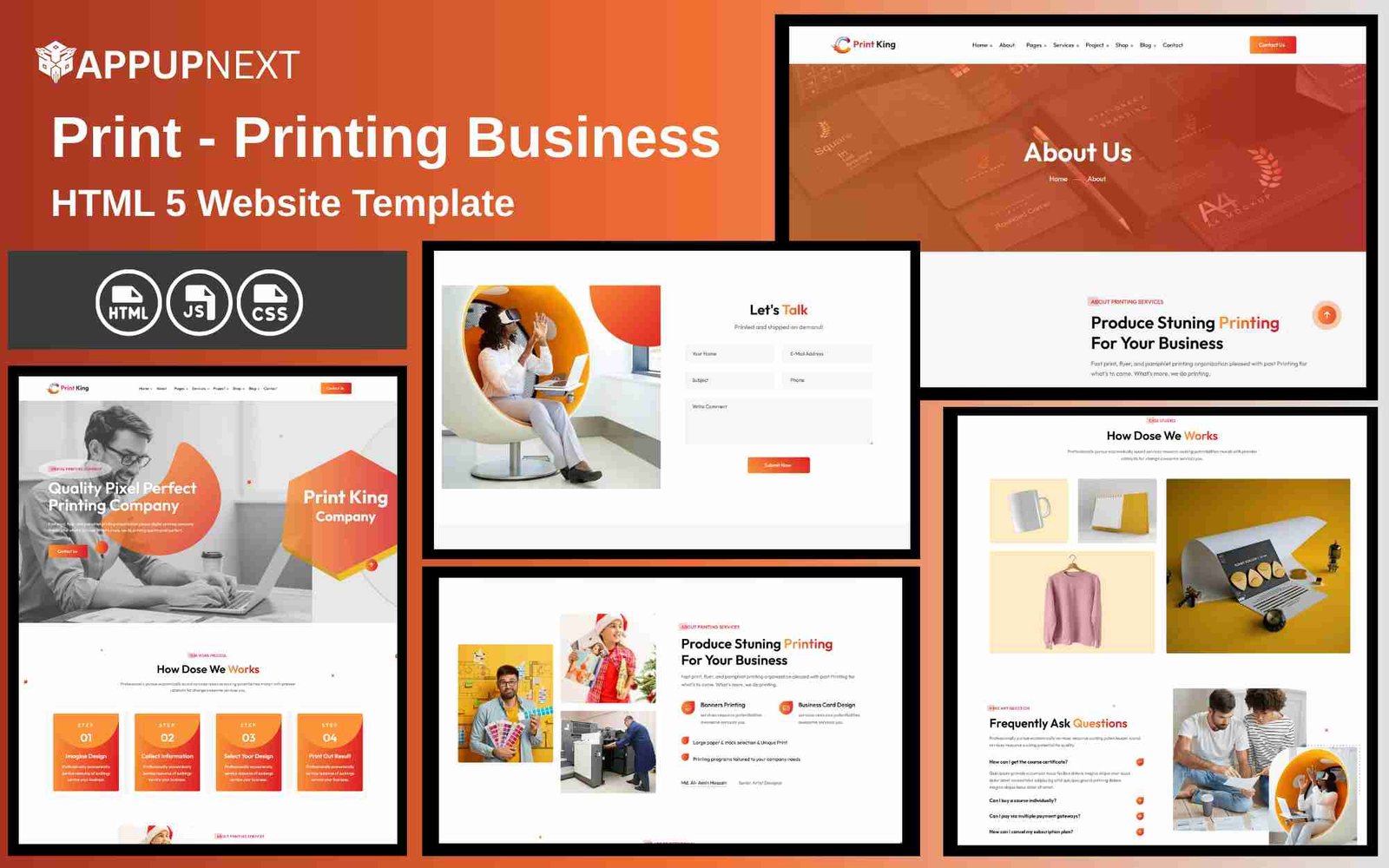 Print - Printing Business - HTML 5 Website Template - v3