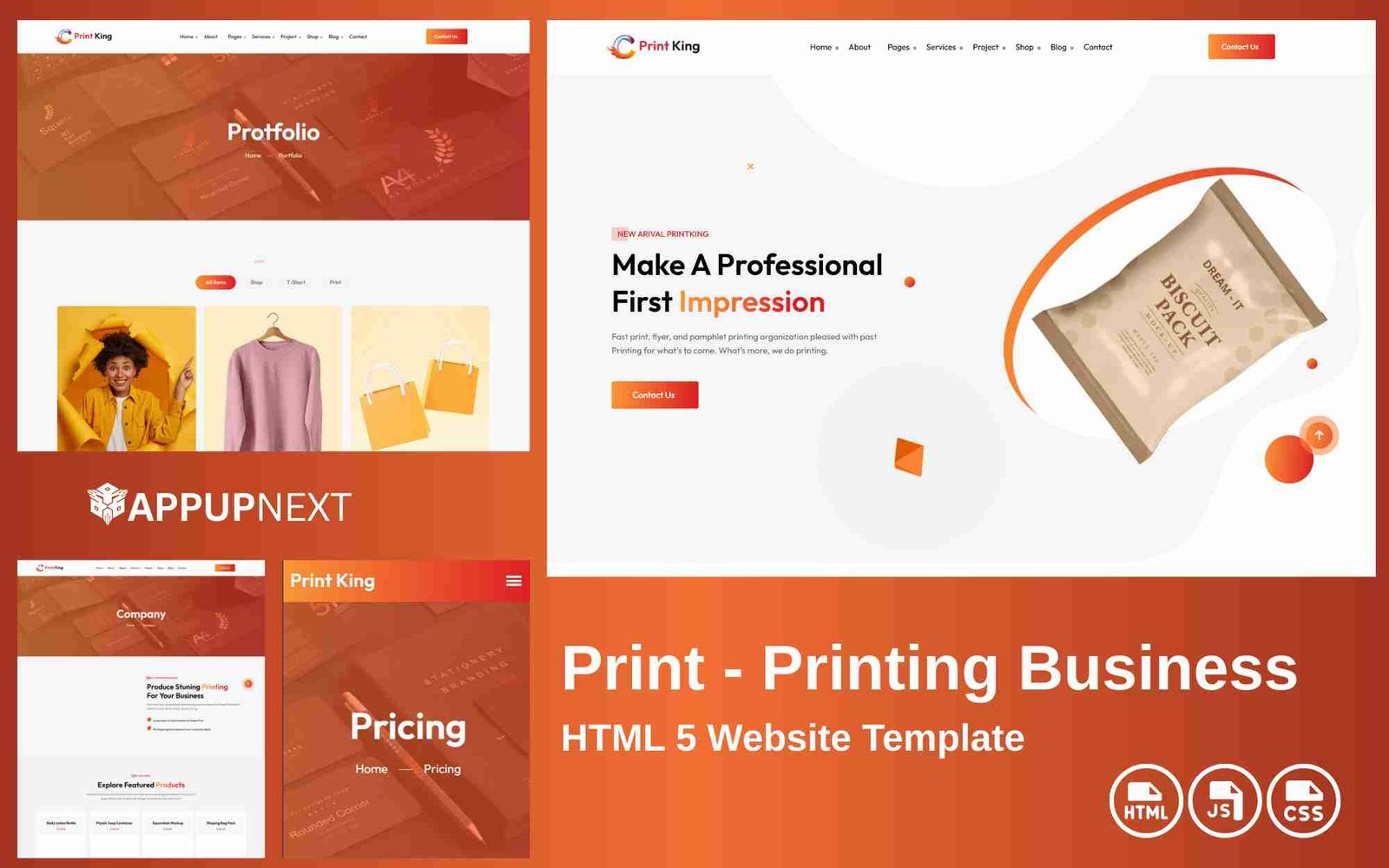Print - Printing Business - HTML 5 Website Template - v4
