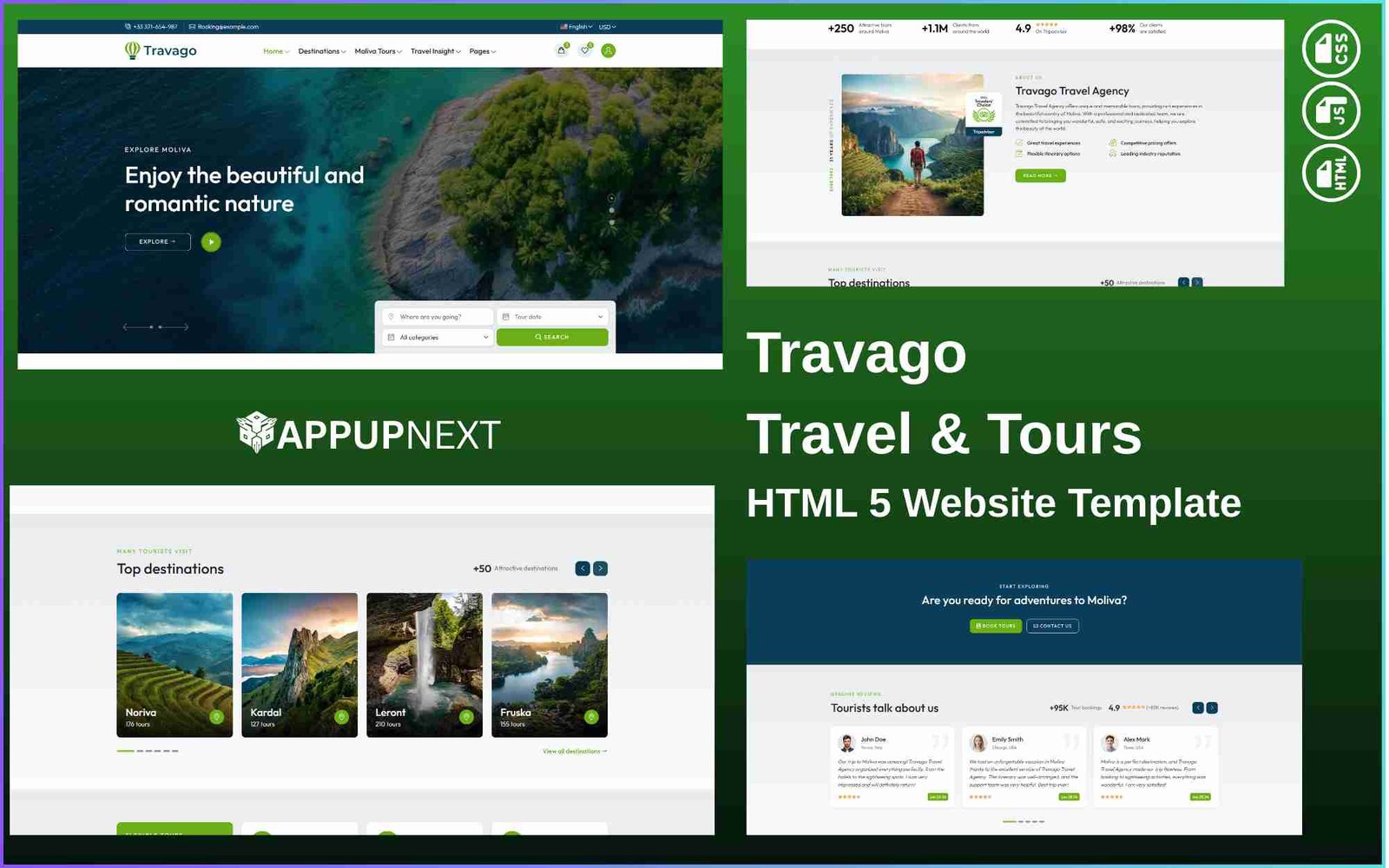 Travago - Travel & Tours - HTML 5 Website Template - v1