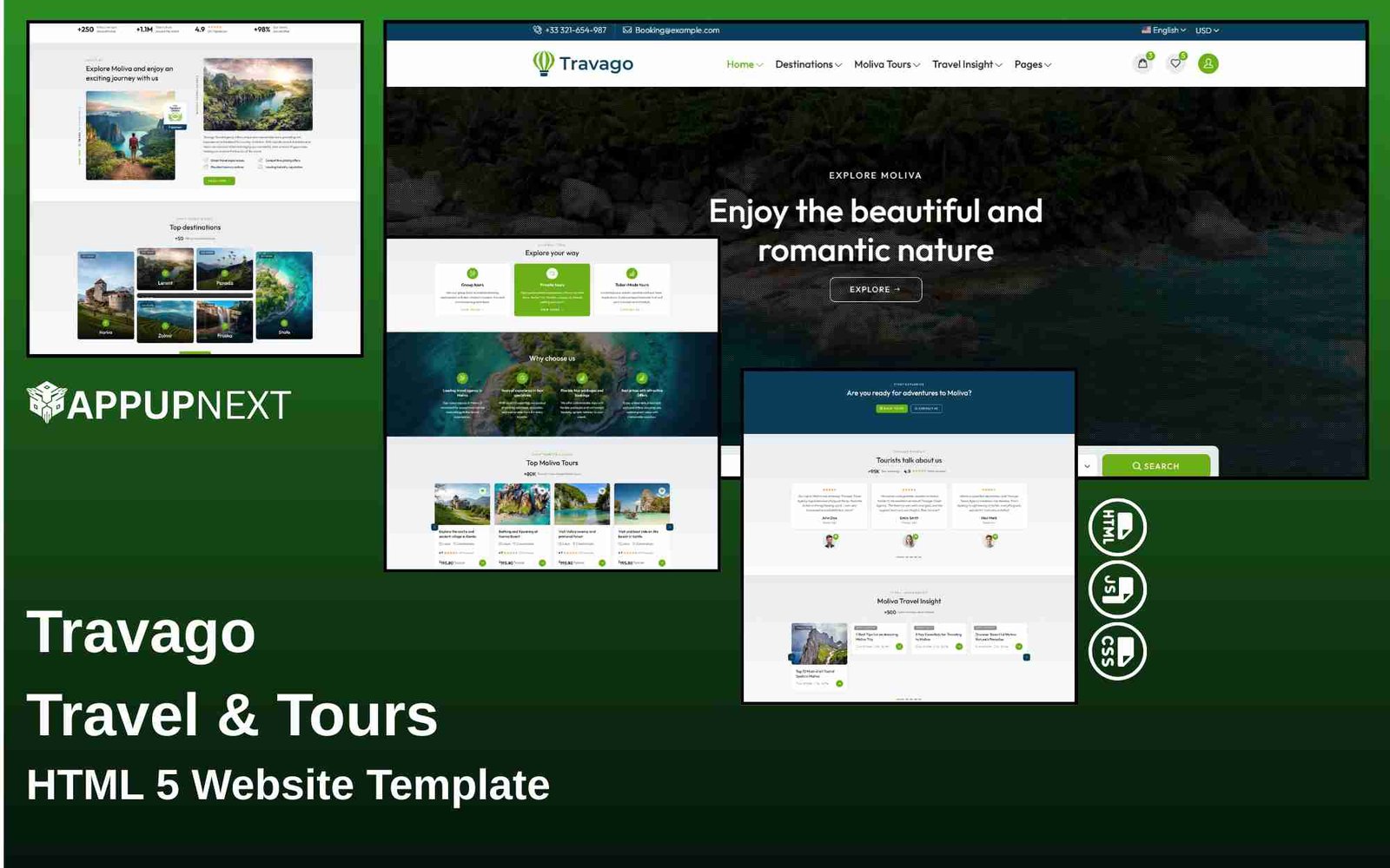 Travago - Travel & Tours - HTML 5 Website Template - v3