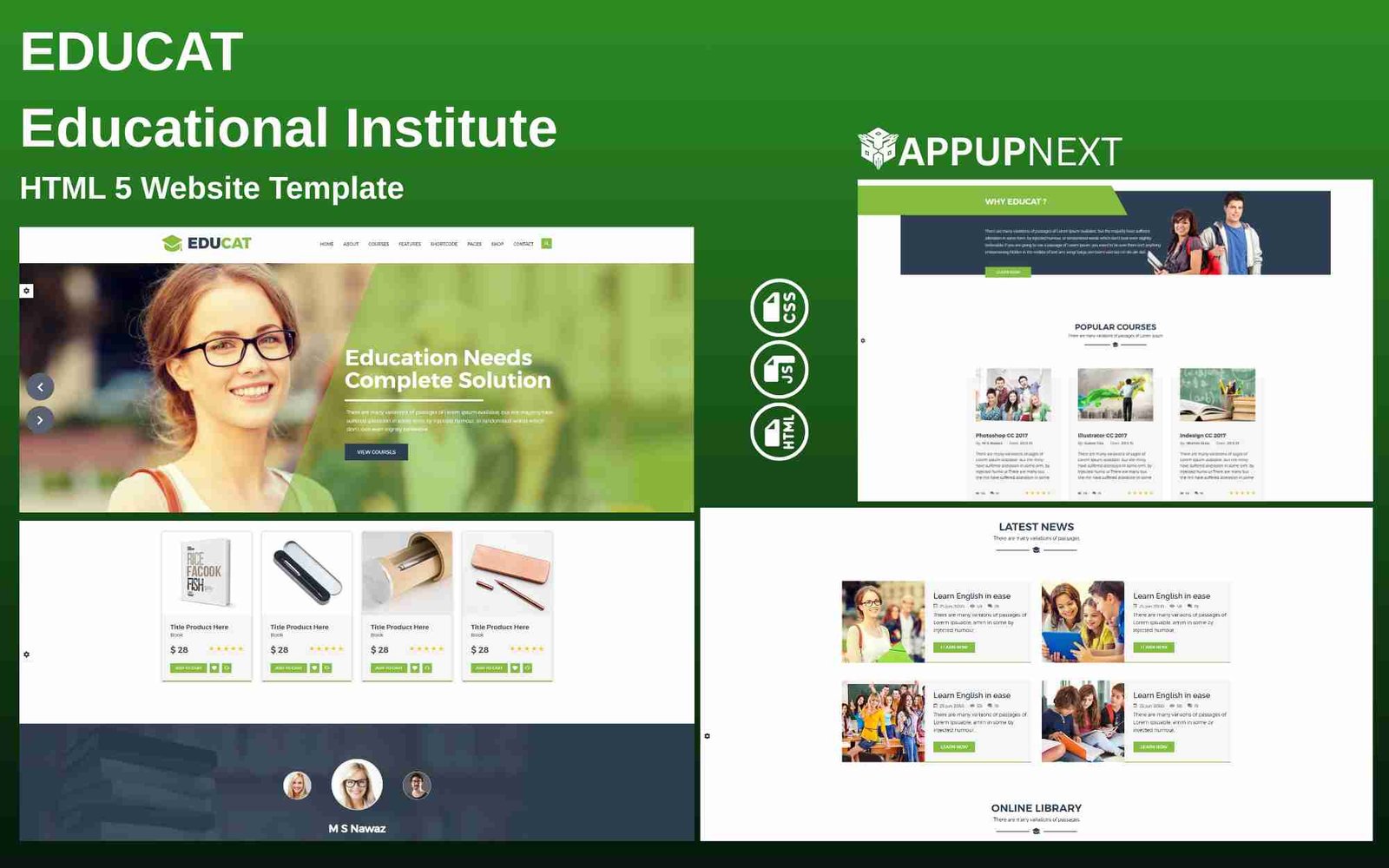 EDUCAT - Educational Institute - HTML 5 Website Template - v2
