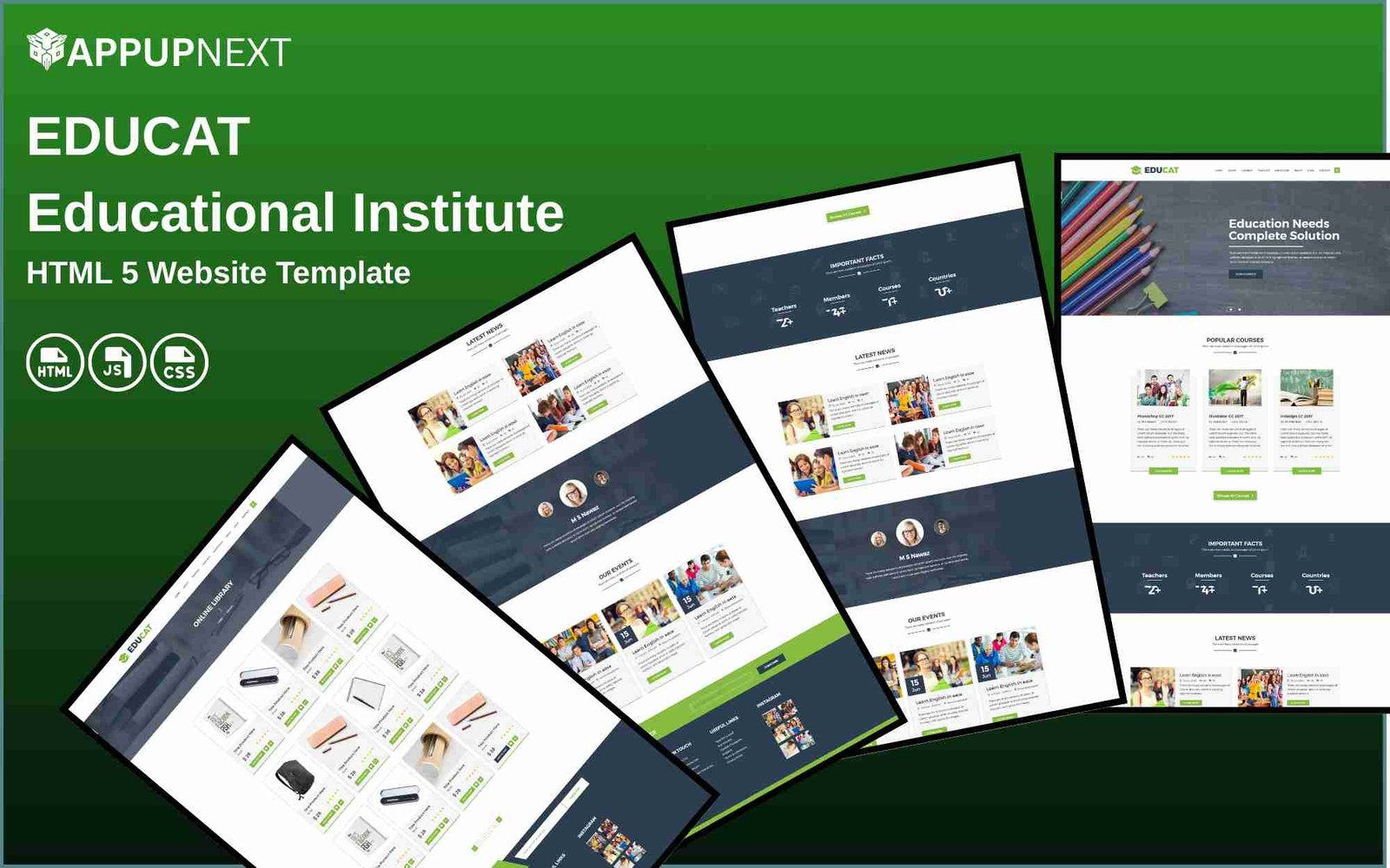 EDUCAT - Educational Institute - HTML 5 Website Template - v8