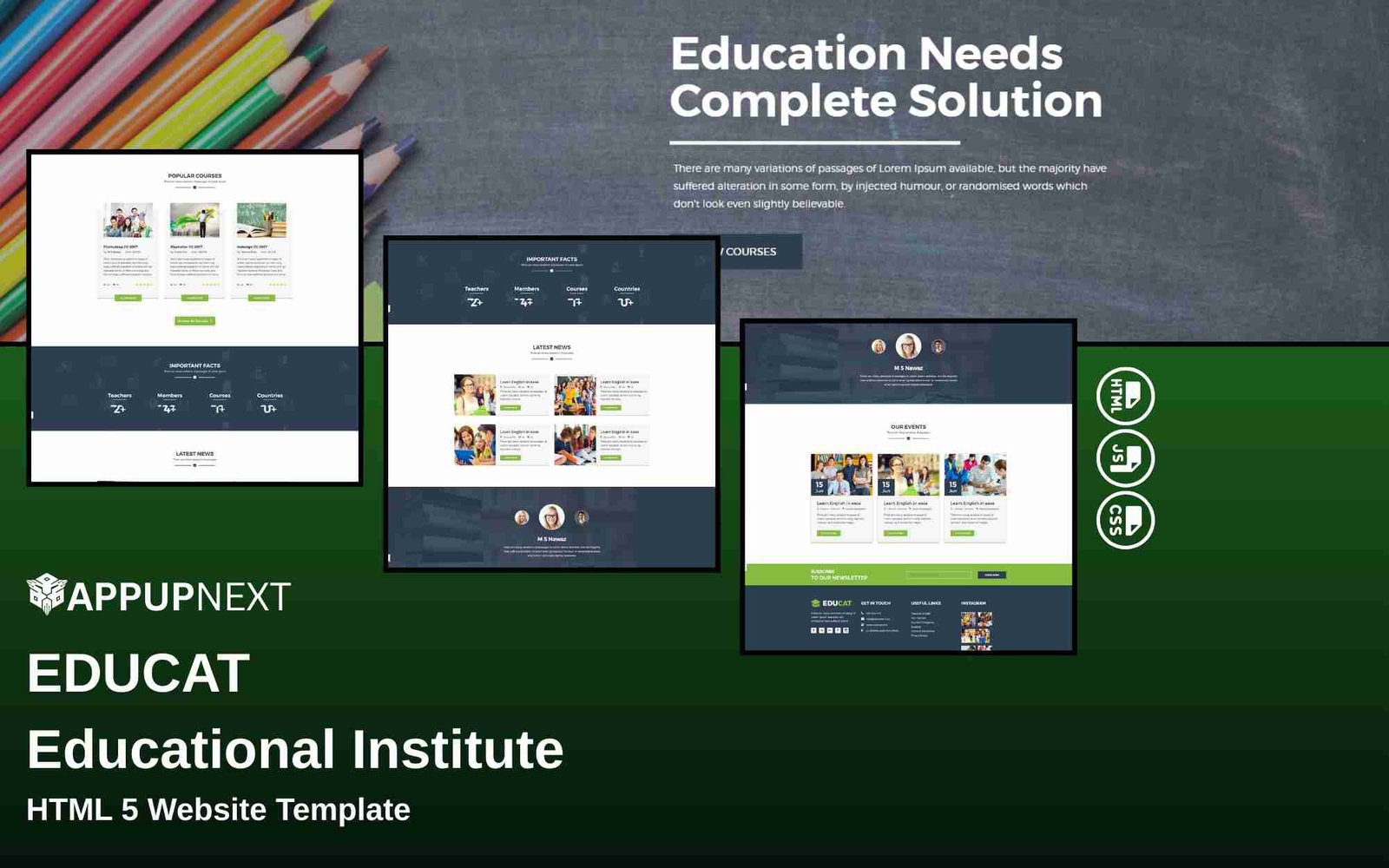 EDUCAT - Educational Institute - HTML 5 Website Template - v11