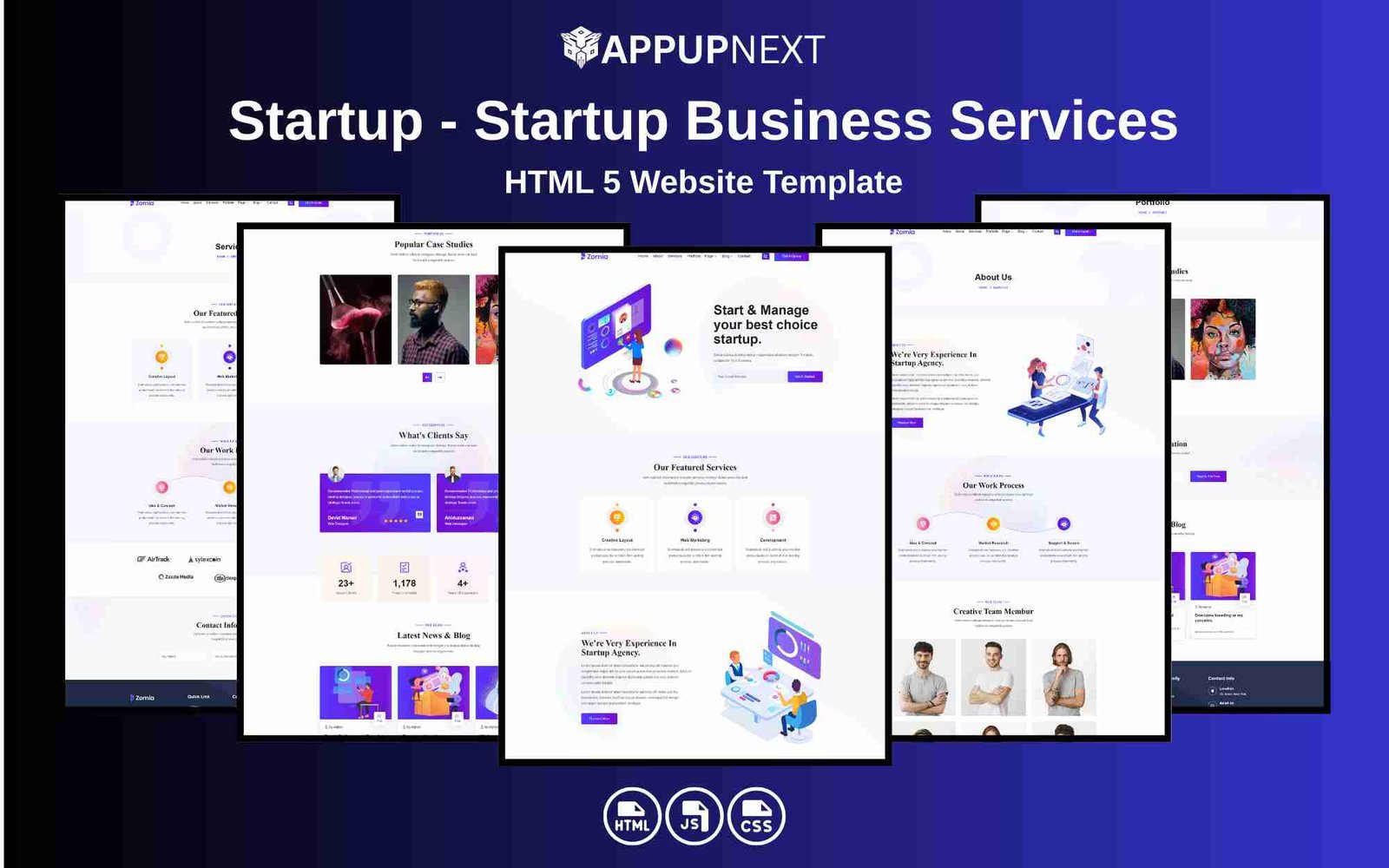 Startup -Startup Business Services- HTML 5 Website Template