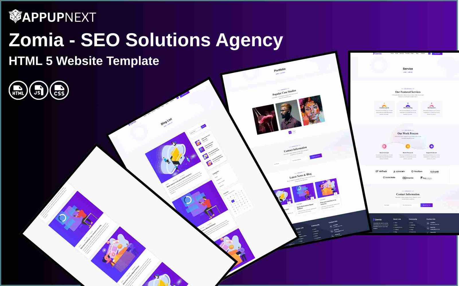 Zomia - SEO Solutions Agency - HTML 5 Website Template - v1