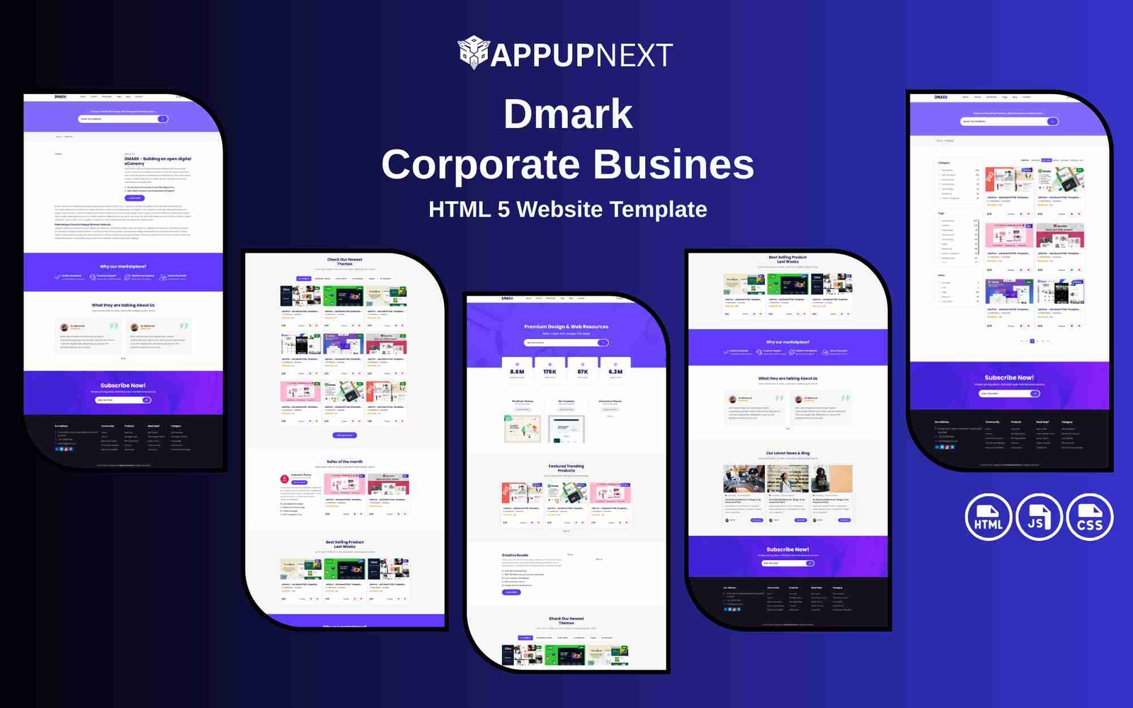 Dmark -Corporate Busines - HTML 5 Website Template - v2