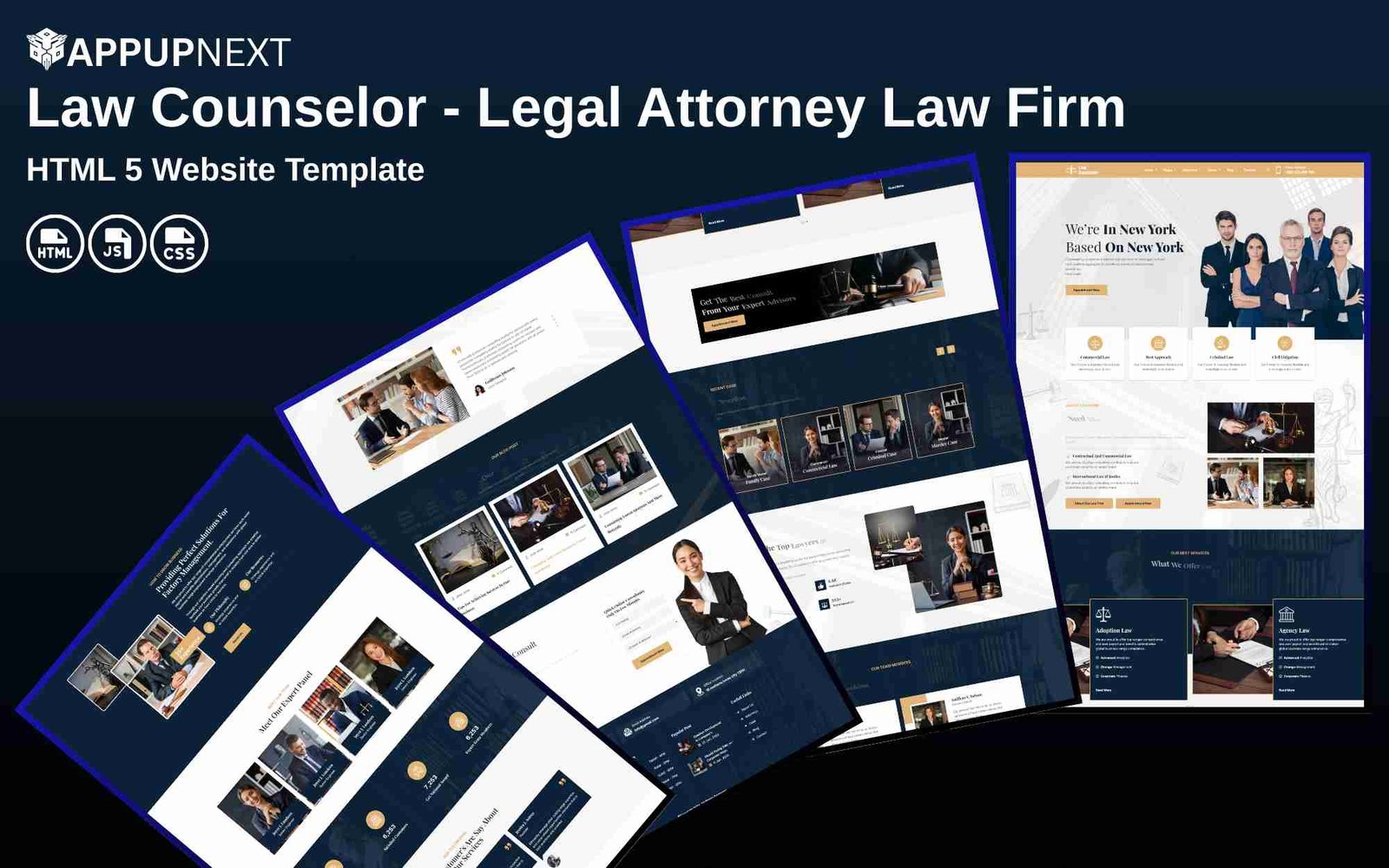 Law Counselor - Legal Attorney Law Firm - HTML 5 Website Template - v1