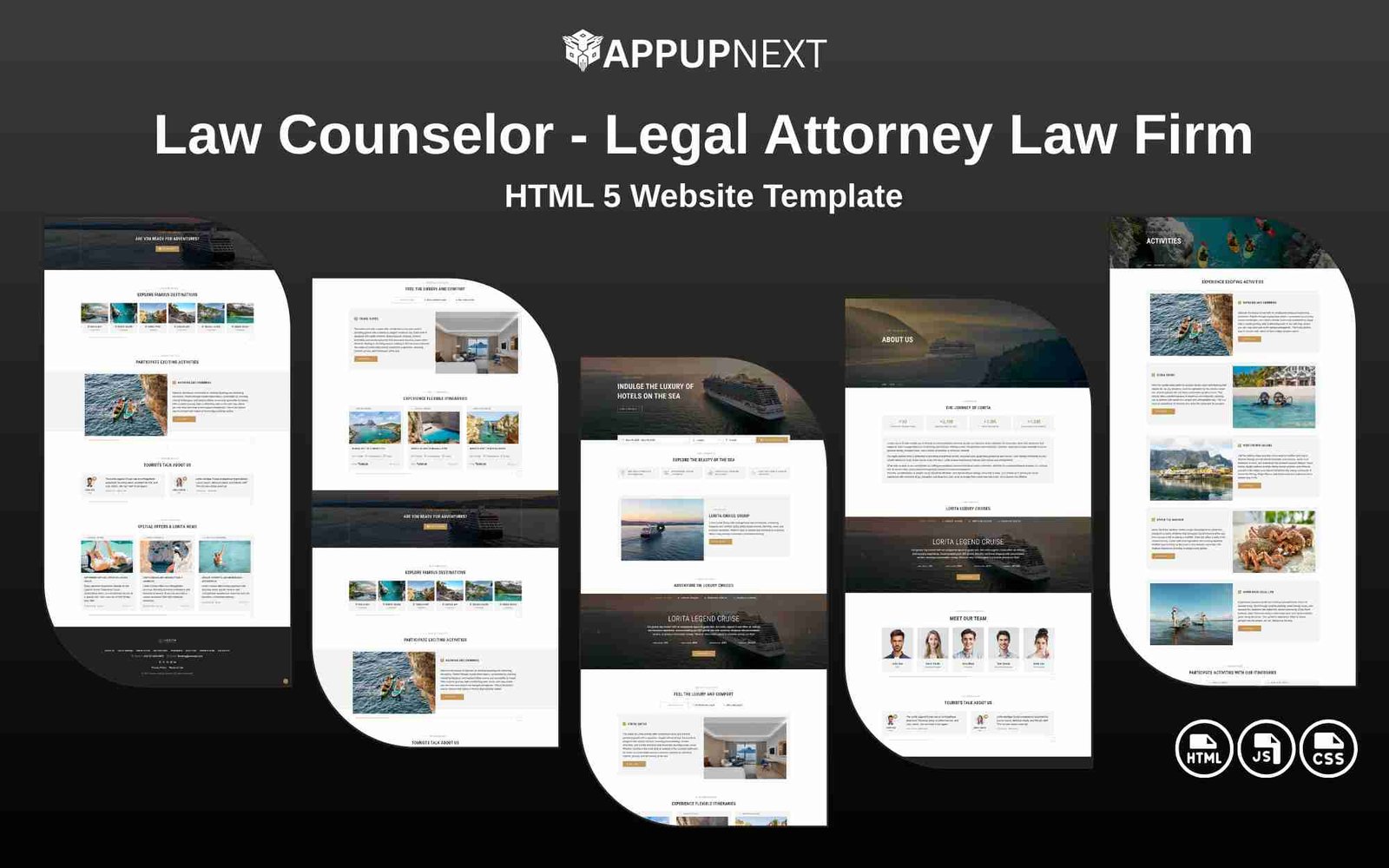 Law Counselor - Legal Attorney Law Firm - HTML 5 Website Template - v2