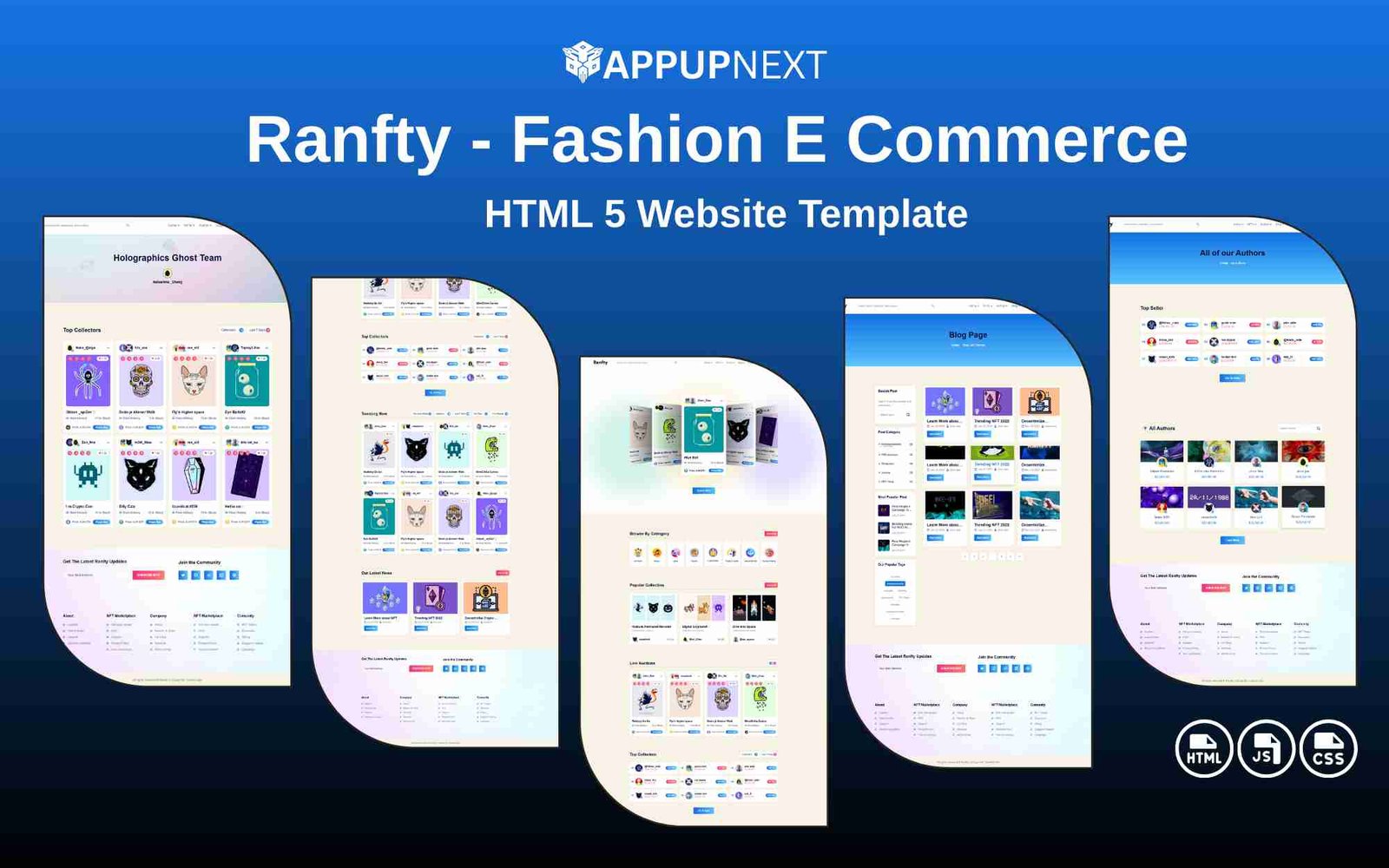 Ranfty - Fashion E Commerce - HTML 5 Website Template  - v3