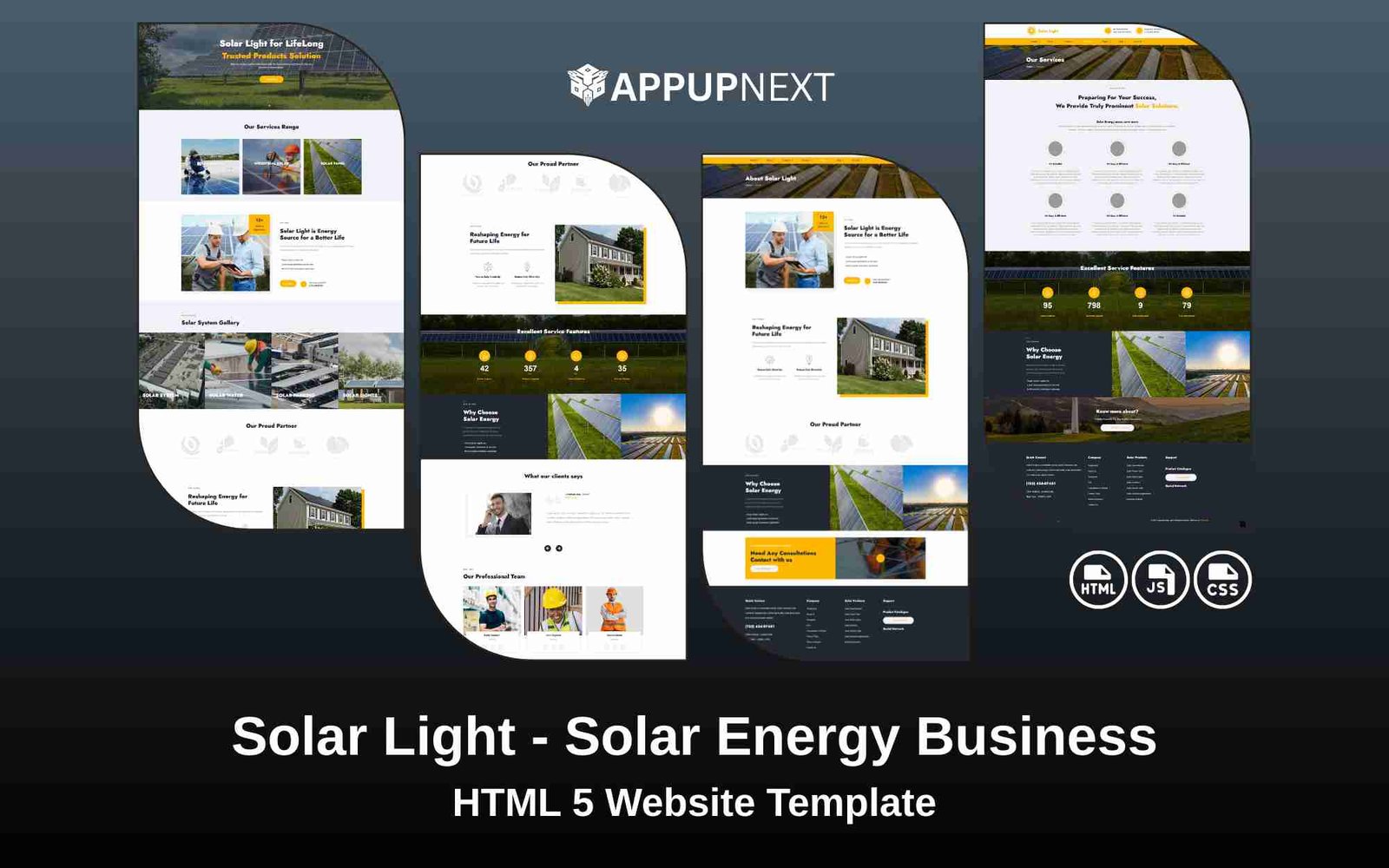 Solar Light - Solar Energy Business - HTML 5 Website Template - v1