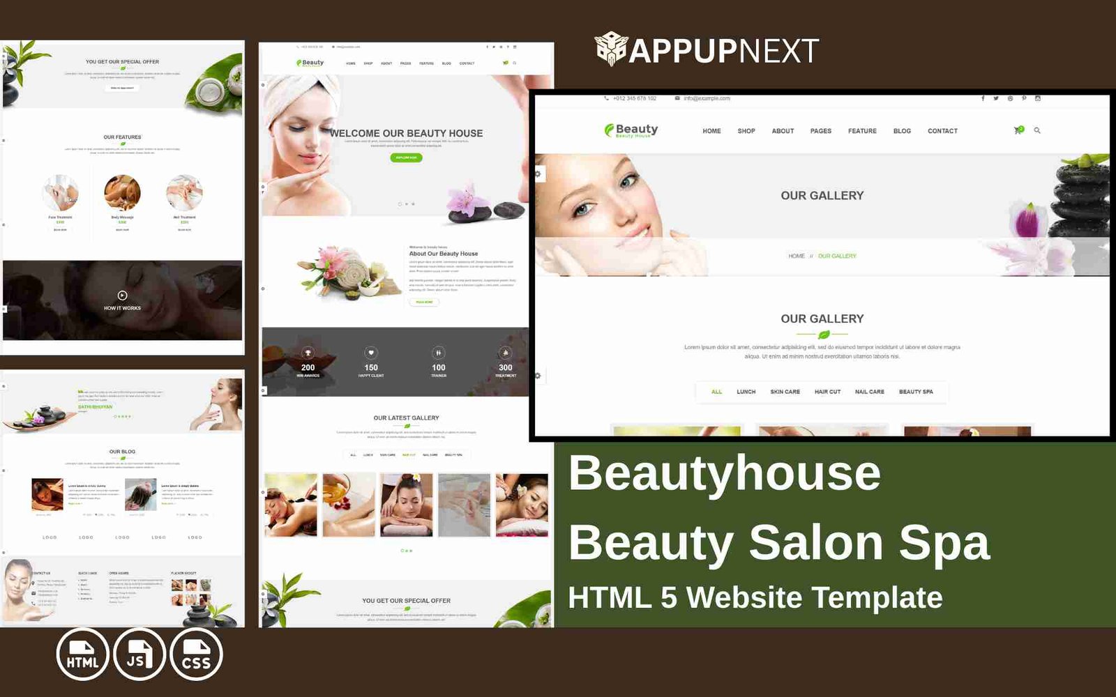 Beautyhouse - Beauty Salon Spa - HTML 5 Website Template - v3